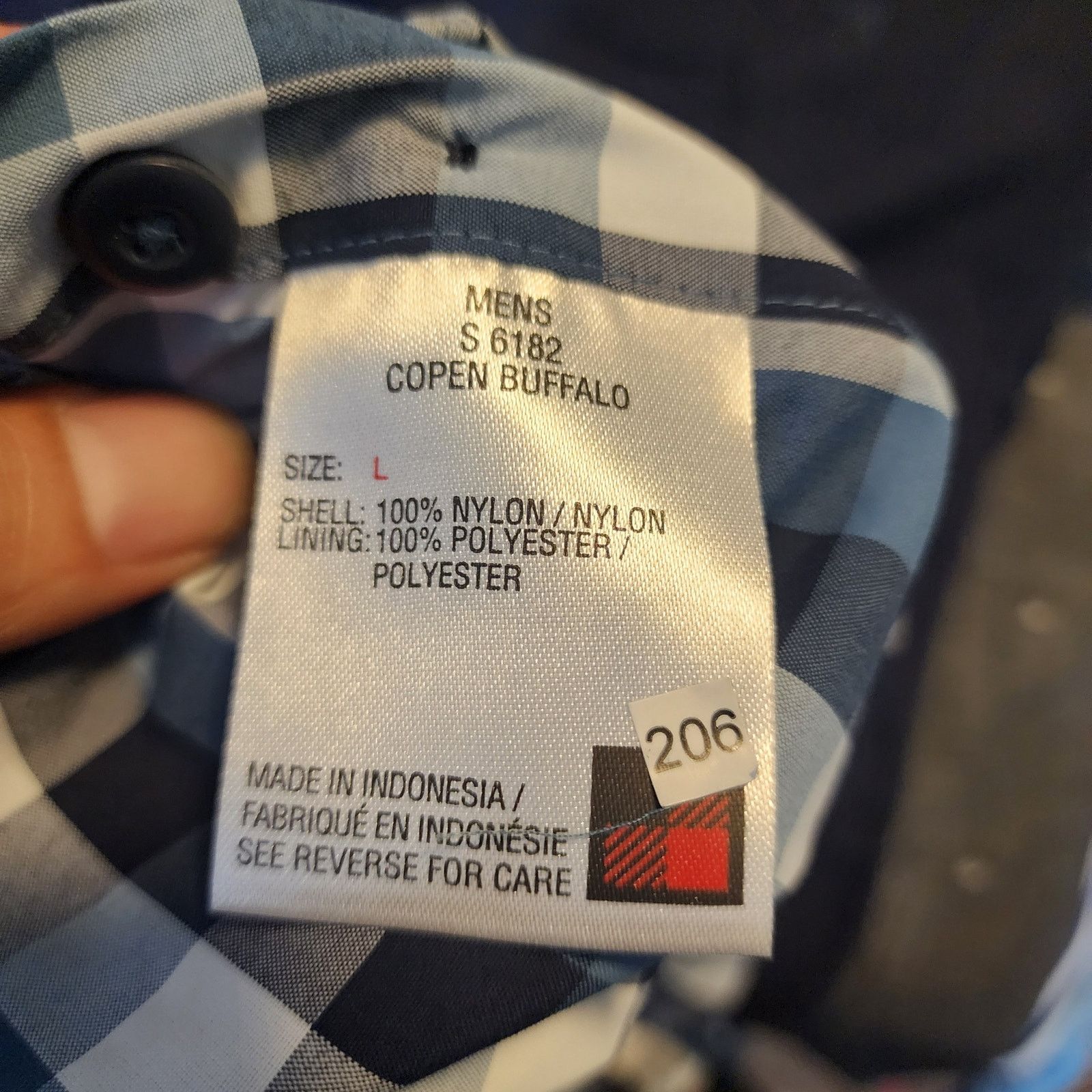 Woolrich Woolen Mills Woolrich Men's Overland Large Blue Green Buffalo Plaid Shirt Size US L / EU 52-54 / 3 - 4 Thumbnail