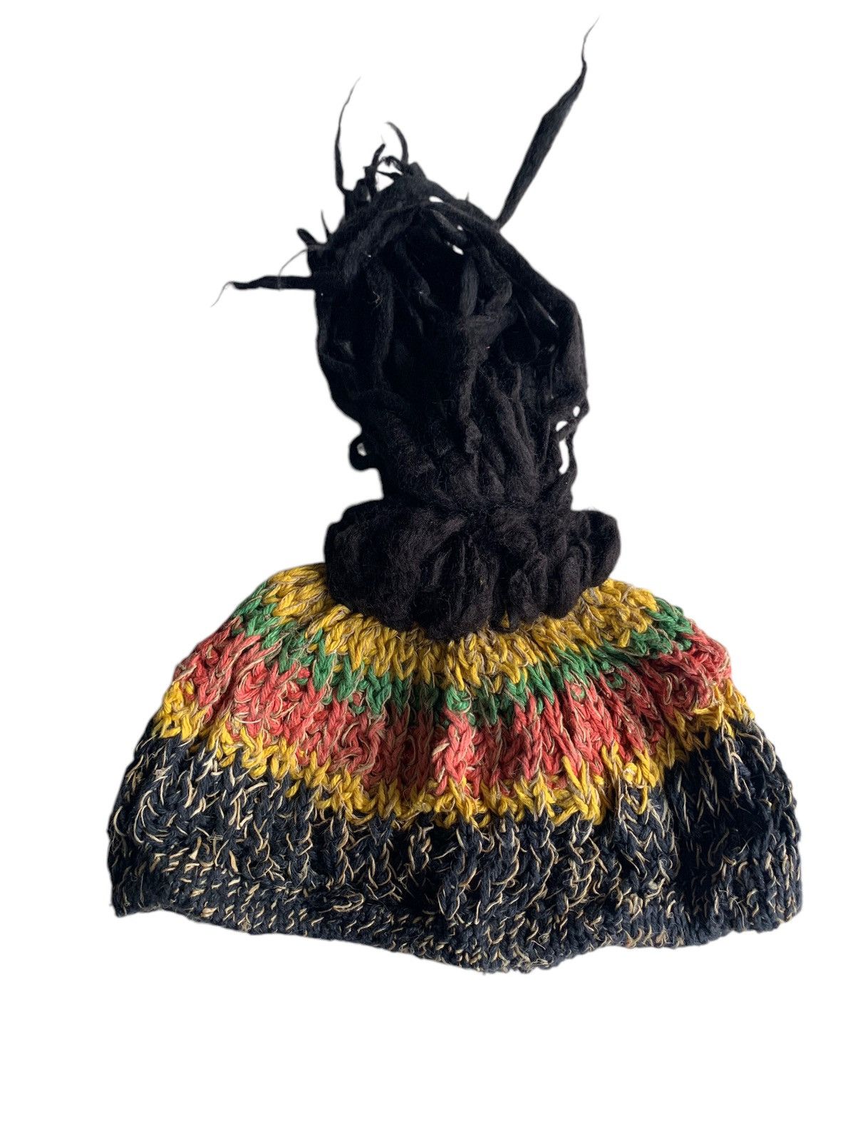 Kapital RARE HIPPIES STYLE 🌈 Amina Rasta Crochet knit Beanie Hats Size ONE SIZE - 5 Thumbnail