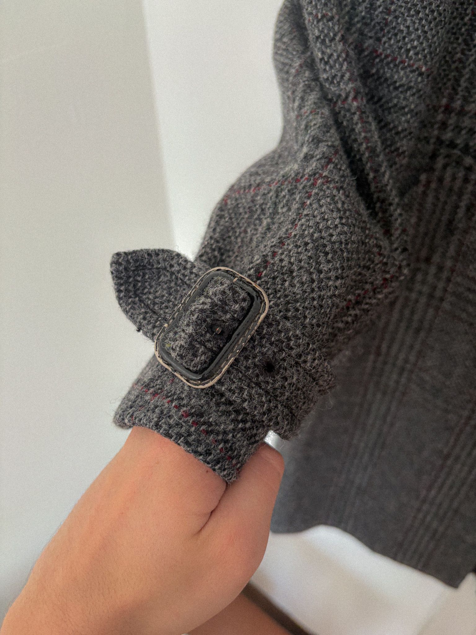 Veronique Branquinho Veronique Branquinho AW07 "Honi Soit" Plaid Wool Coat Size US M / EU 48-50 / 2 - 4 Thumbnail