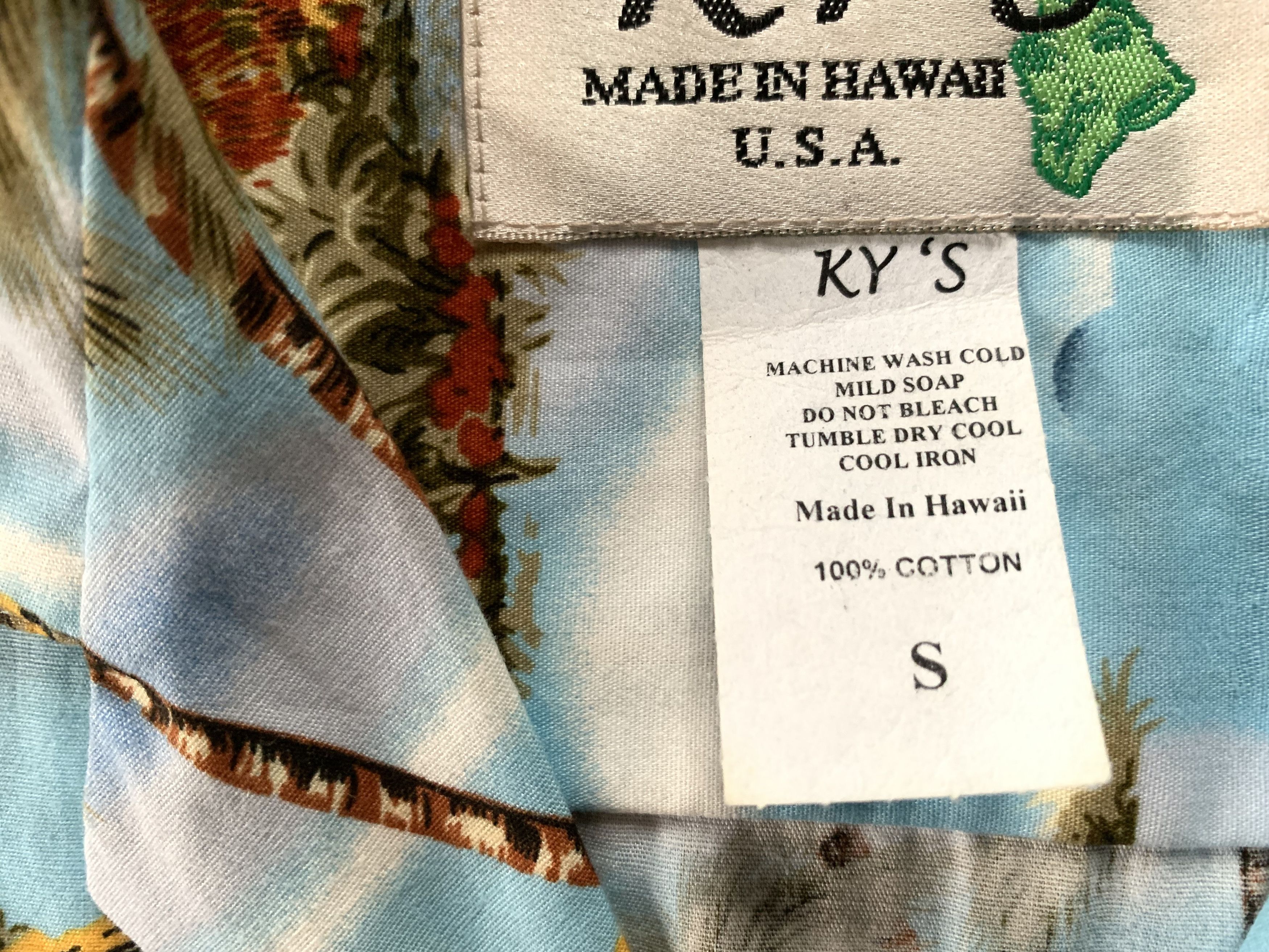 Other Vintage KY’S Hawaiian Overprint Shirt Size US S / EU 44-46 / 1 - 7 Thumbnail