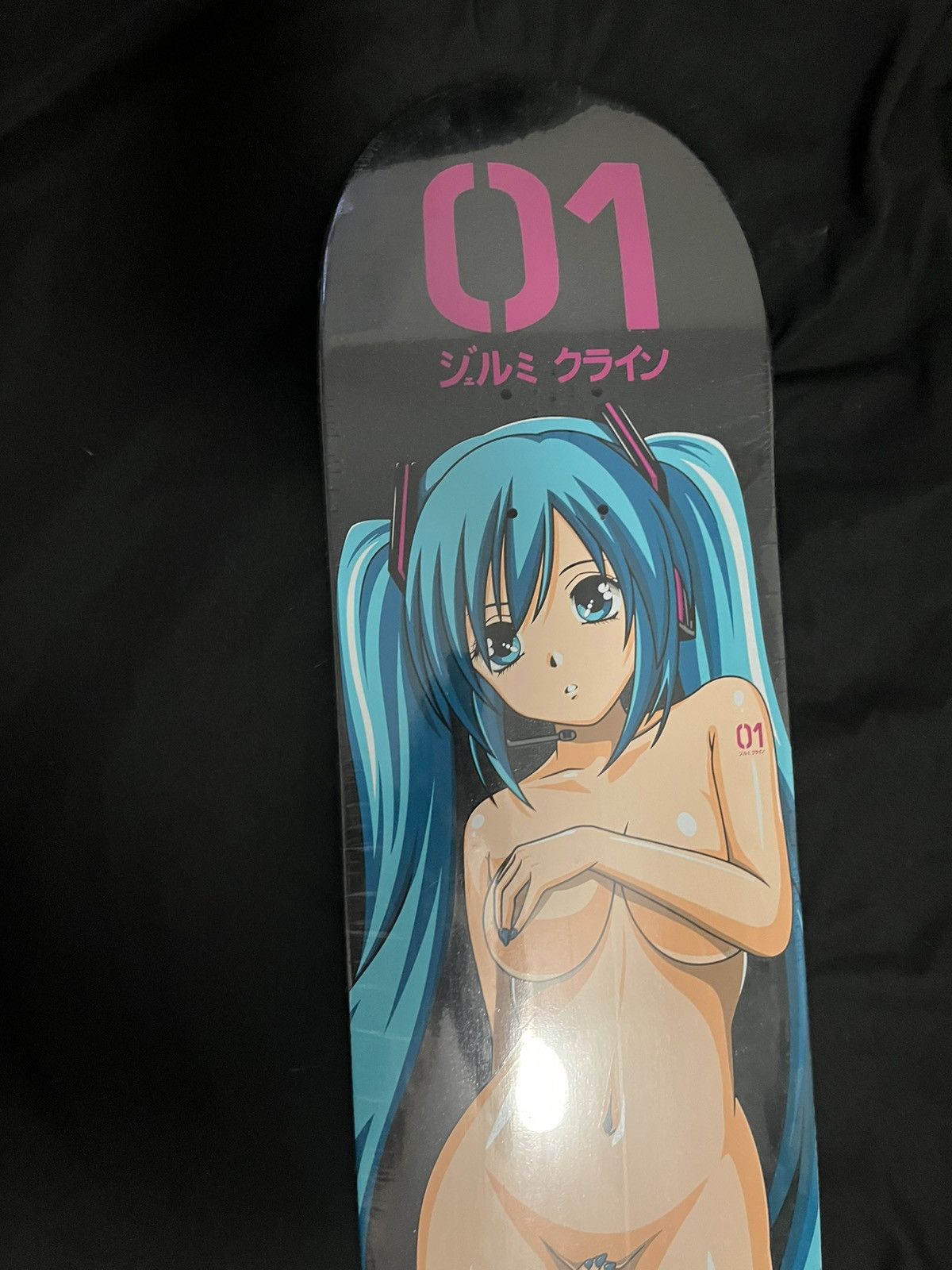 Hook-Ups Hook ups black hatsune miku skateboard deck Size ONE SIZE - 2 Thumbnail