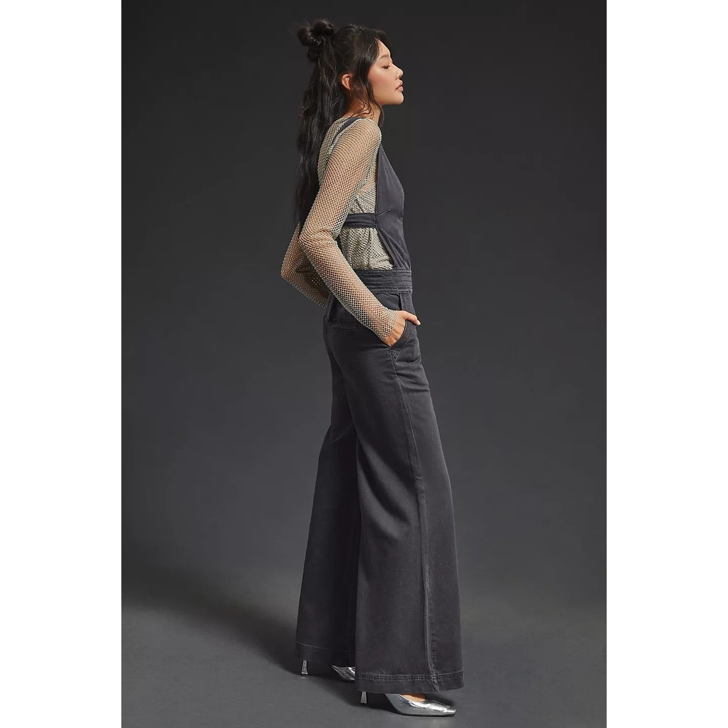 Anthropologie New Anthropologie Pilcro Puddle Jumpsuit $178 SIZE 25 Black Size 25" / US 0 / IT 36 - 4 Thumbnail