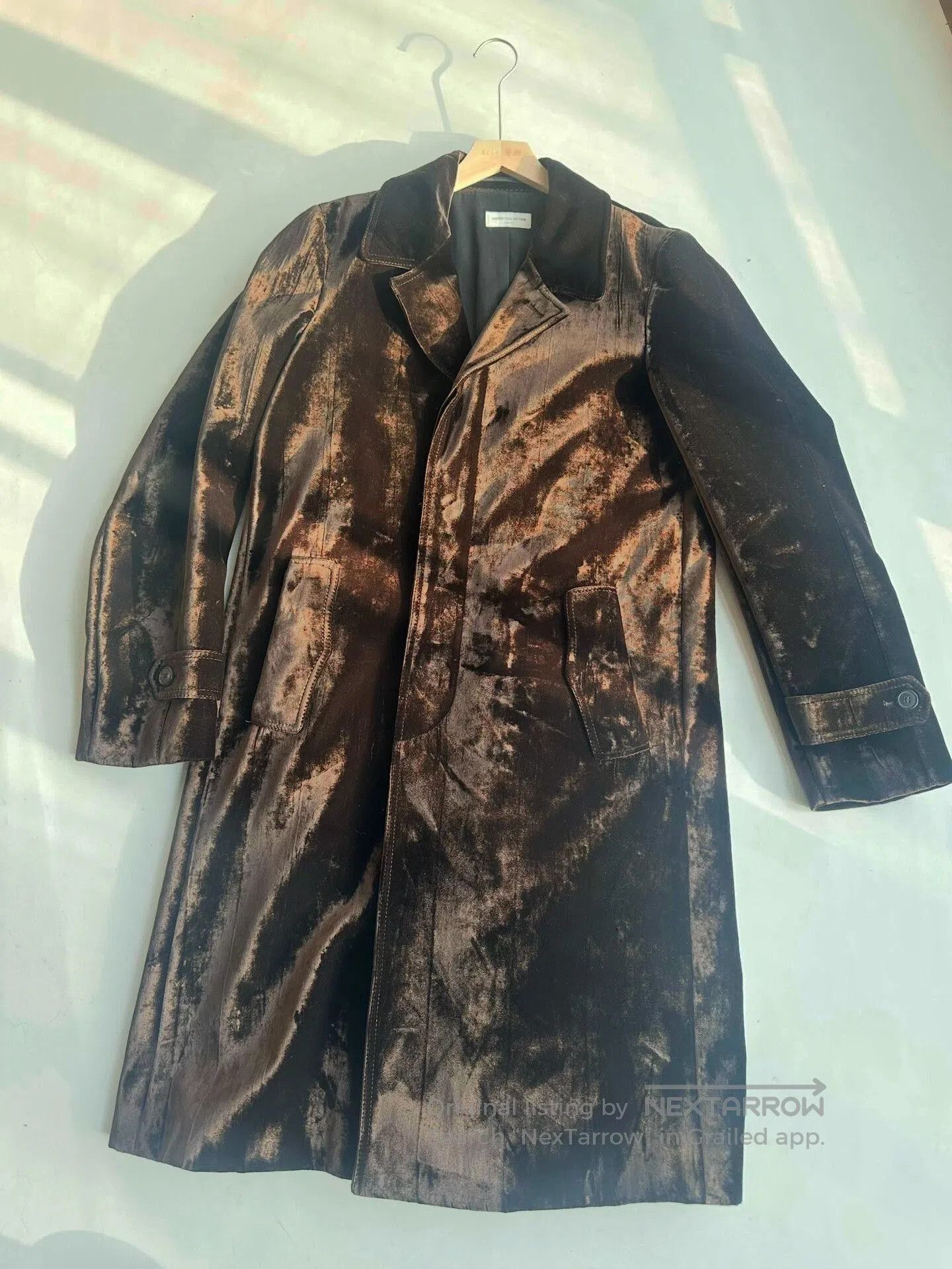 Dries Van Noten drapes van noten velvet long coat. Size US L / EU 52-54 / 3 - 1 Thumbnail