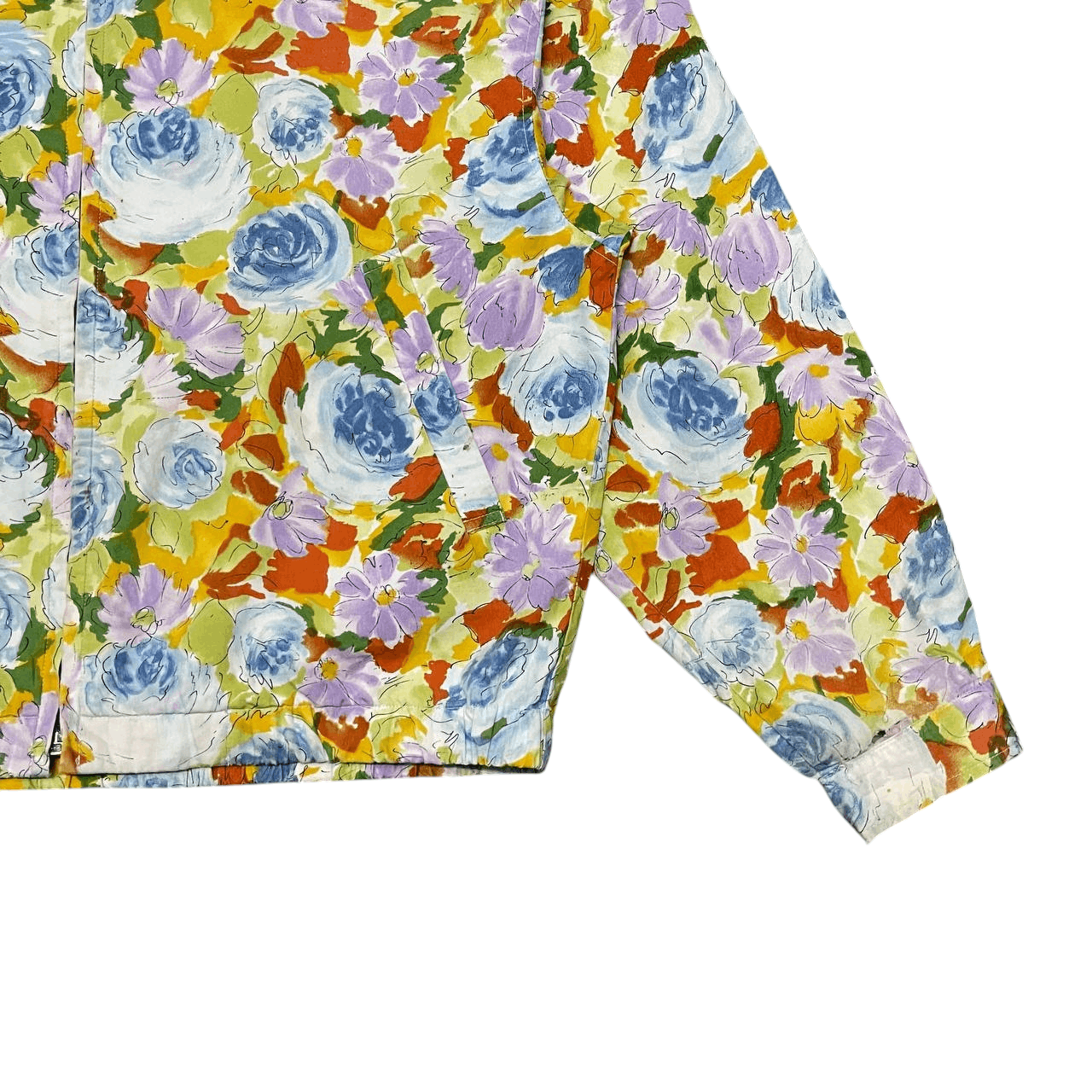 Vintage Vintage B. Becker Floral Print Zipper Jacket Size US L / EU 52-54 / 3 - 4 Thumbnail