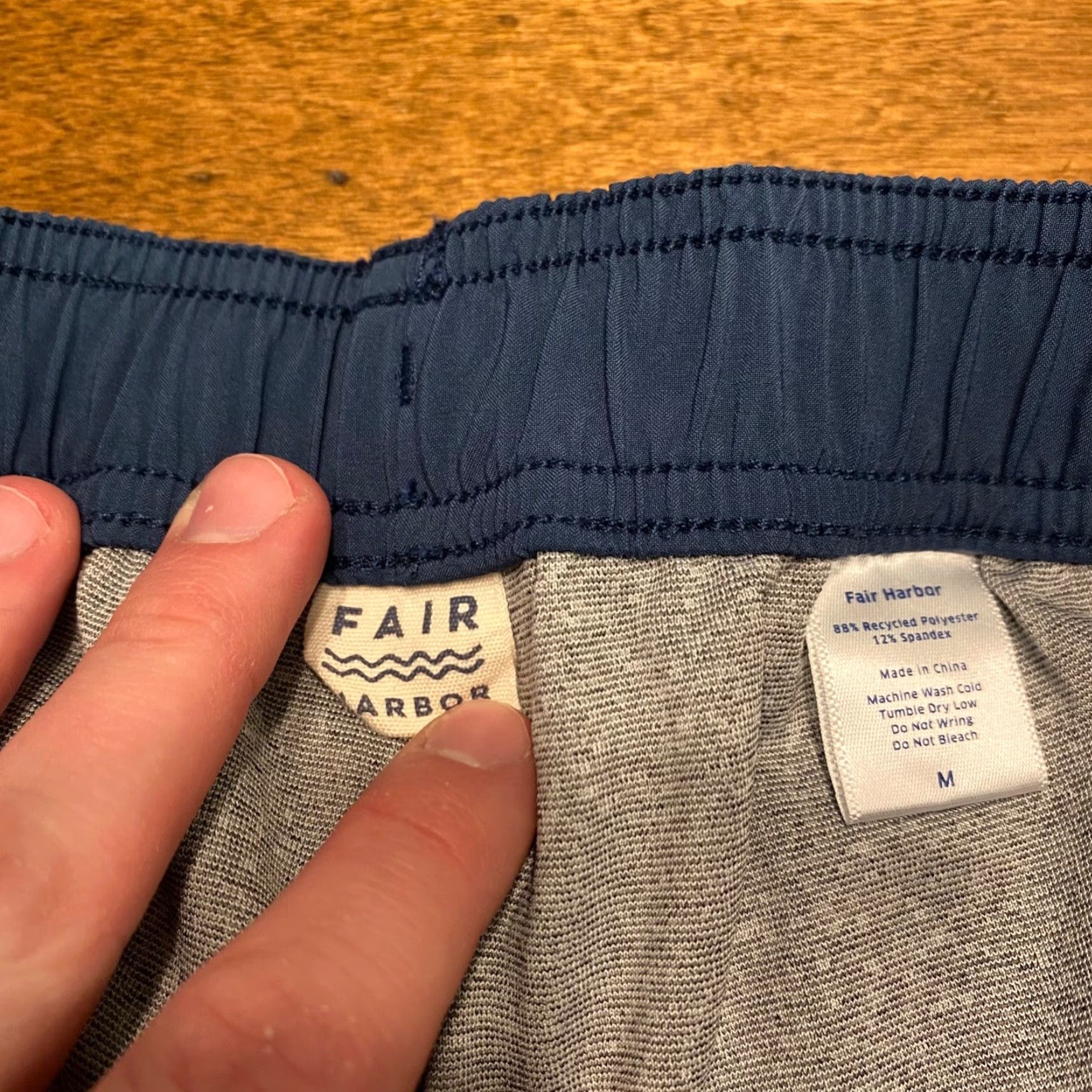 Nike Nike Fair Harbor Shorts Mens 8" Inseam Blue Floral Lined Drawstring Casual Size US 31 - 2 Thumbnail
