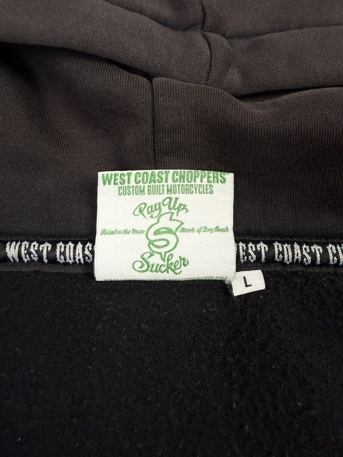 West Coast Choppers West Coast Choppers Faded Zip Hoodie Straight To Hell Y2K Size US L / EU 52-54 / 3 - 18 Thumbnail