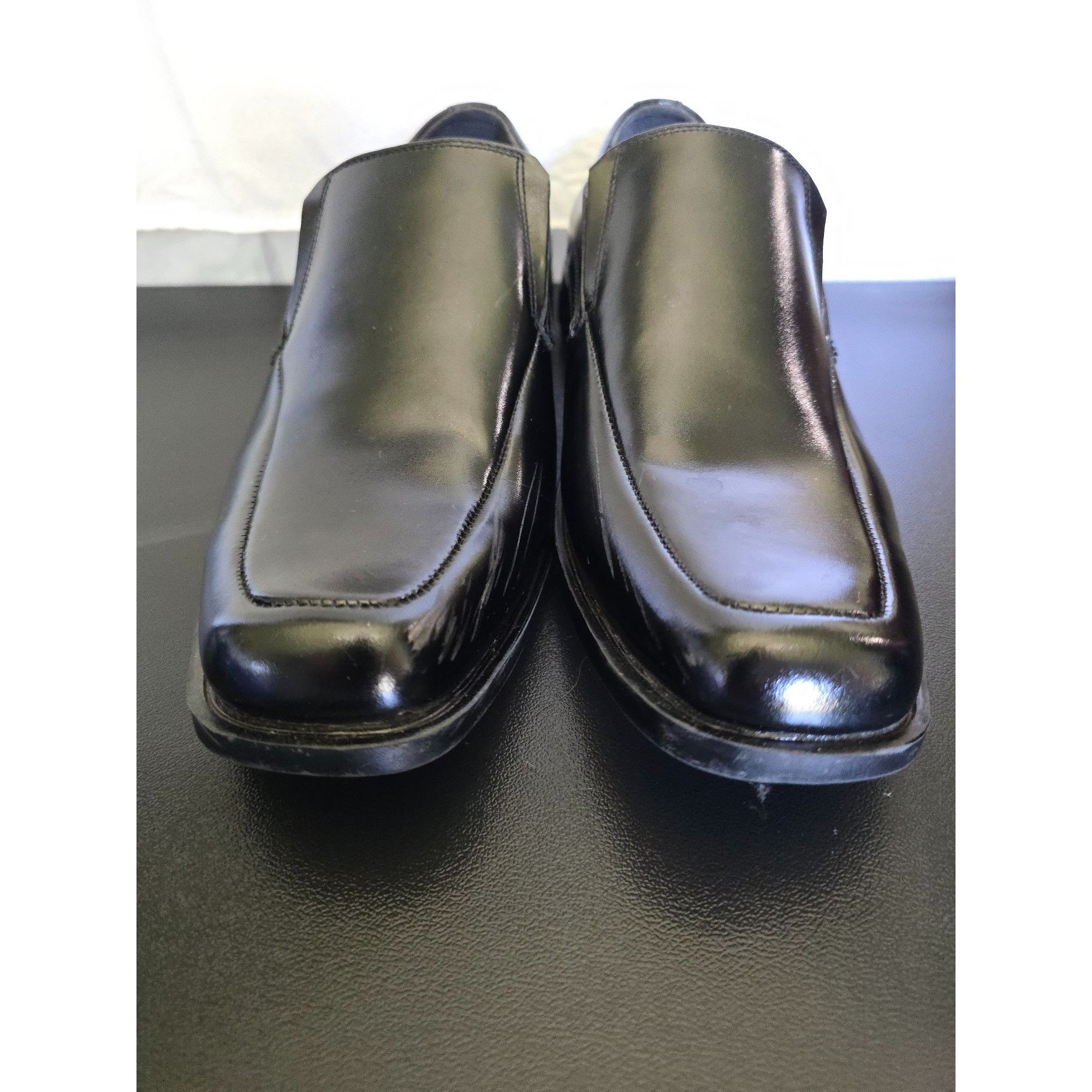 Stacy Adams Stacy Adams Mens Black Leather Slip-On loafers Dress Shoes Size US 8.5 / EU 41-42 - 2 Thumbnail