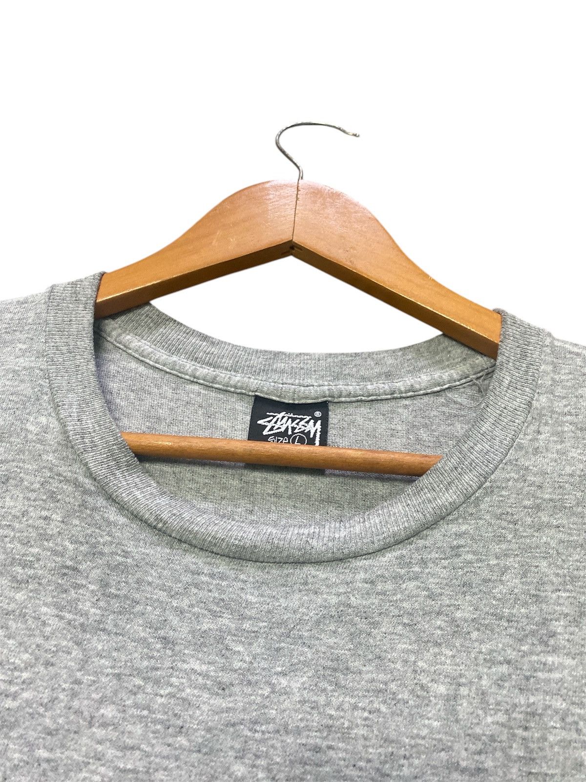 Stussy × Vintage 💥RARE💥VINTAGE 90S STUSSY PLAIN POKET TEE 🔥 Size US L / EU 52-54 / 3 - 9 Thumbnail