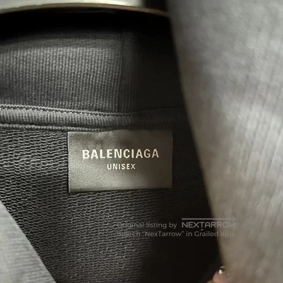 Balenciaga Balenciaga Black Letter Print Hoodie. Size XXS / US 00 / IT 34 - 2 Thumbnail