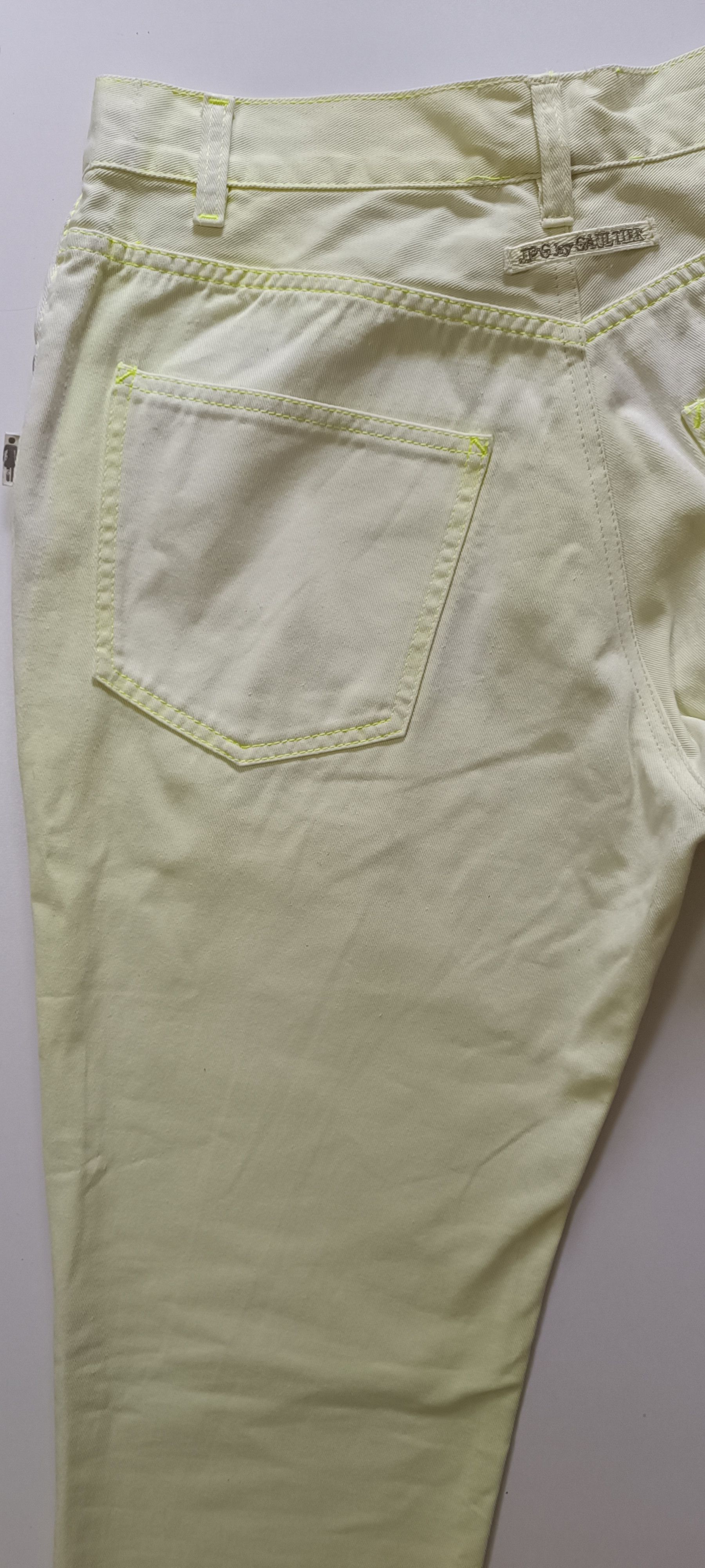 Jean Paul Gaultier Vintage - JPG Jeans Uomo - Fluor yellow pants Size US 30 / EU 46 - 20 Thumbnail