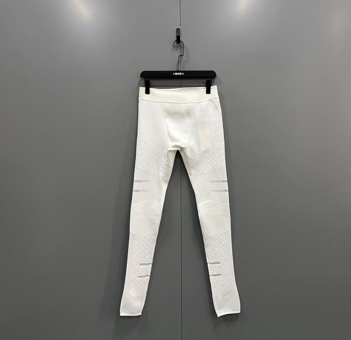 Dior Dior White Knitted Leggings J41 Size 26" / US 2 / IT 38 - 1 Thumbnail