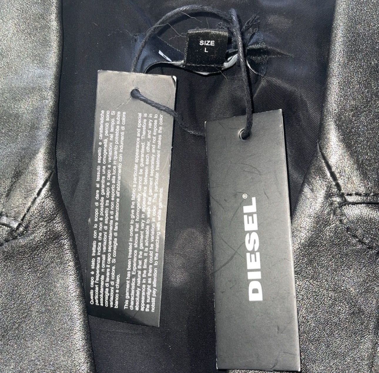 Diesel Diesel leather jacket Size US L / EU 52-54 / 3 - 6 Thumbnail