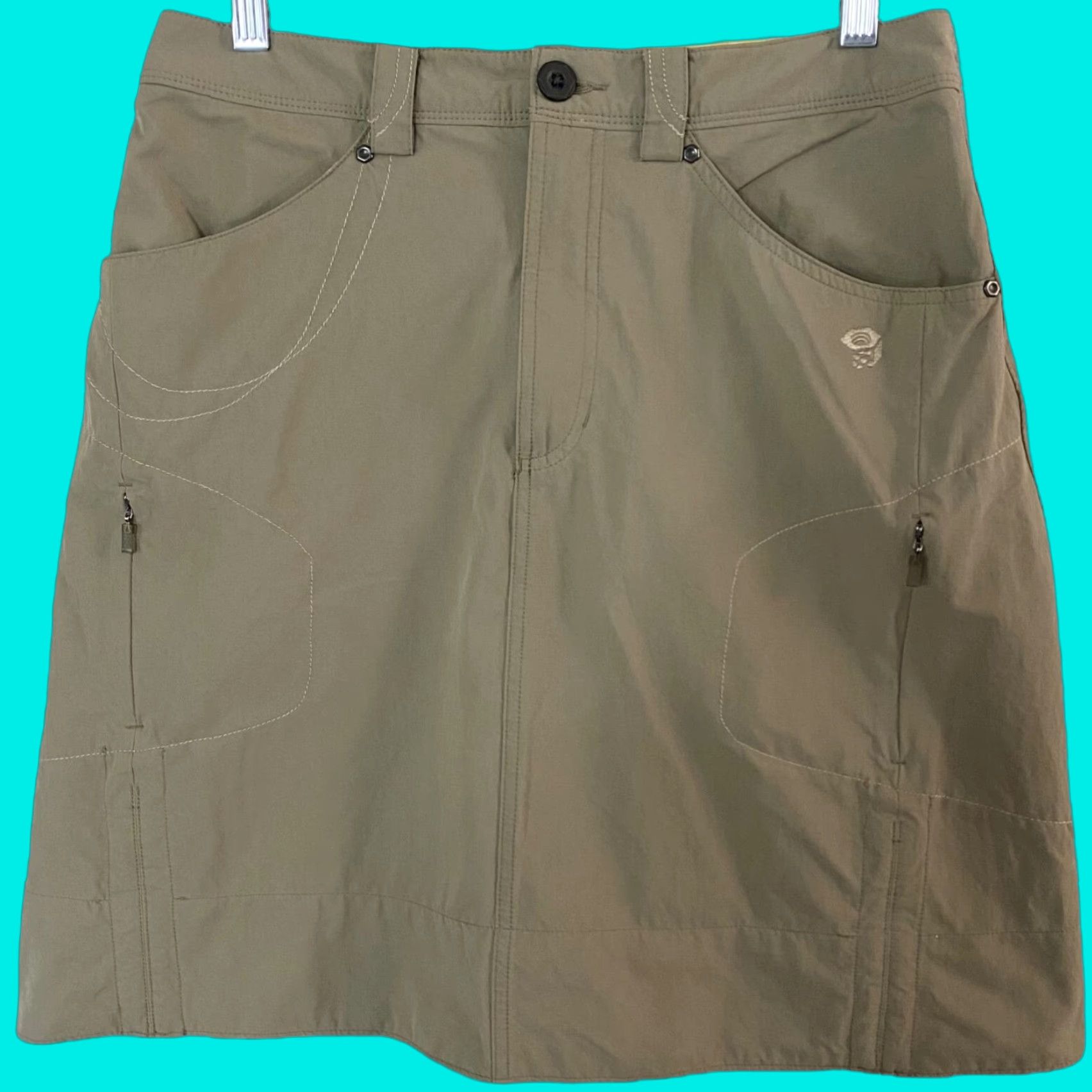 Mountain Hardwear MOUNTAIN HARDWEAR La Strada Travel Skirt Women's 6 Brown Stretch Outdoor Hiking Cargo All Seasons Size 28" / US 6 / IT 42 - 1 Thumbnail