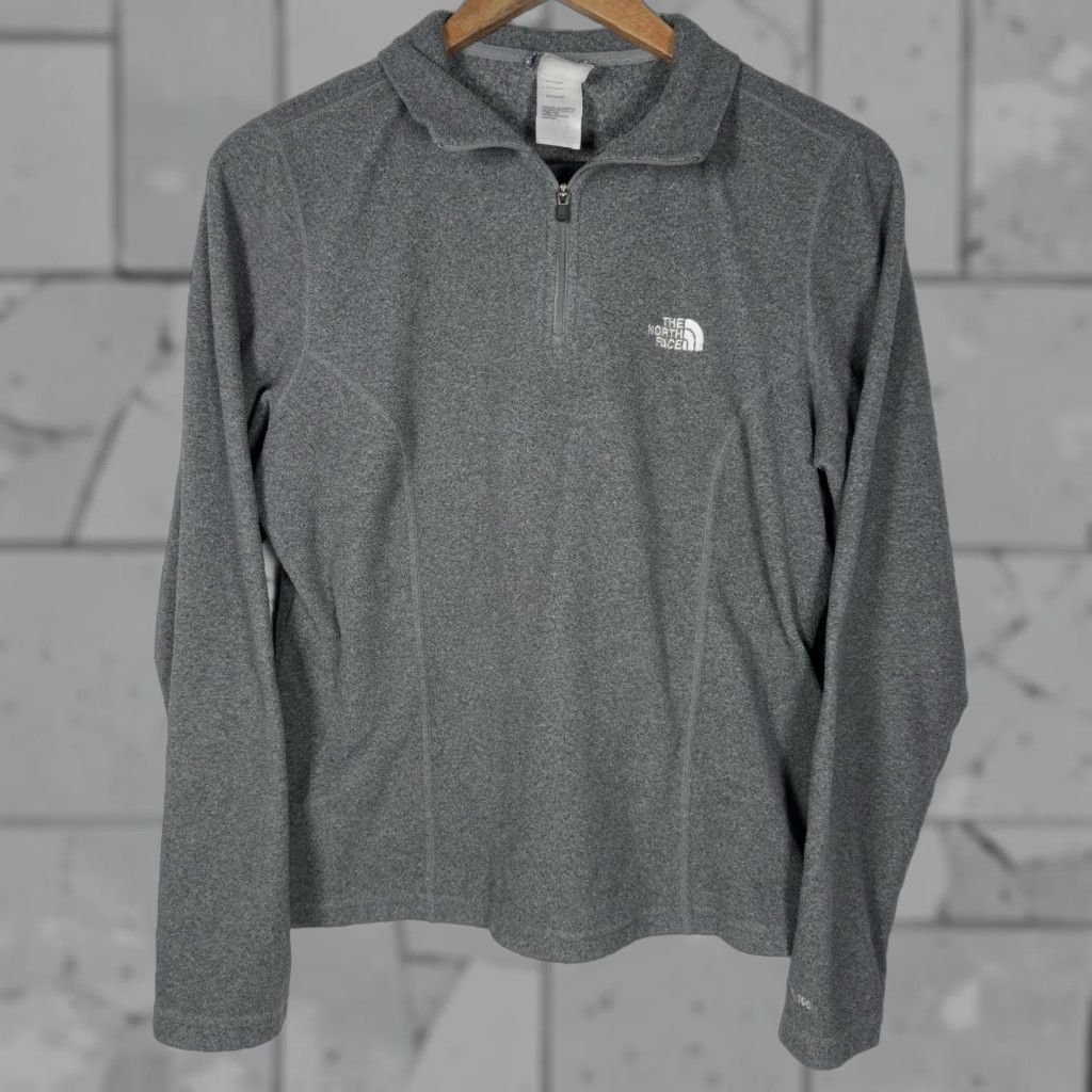 The North Face The North Face Jacket Womens M Gray Half Zip Regular Polyester Size M / US 6-8 / IT 42-44 - 1 Thumbnail