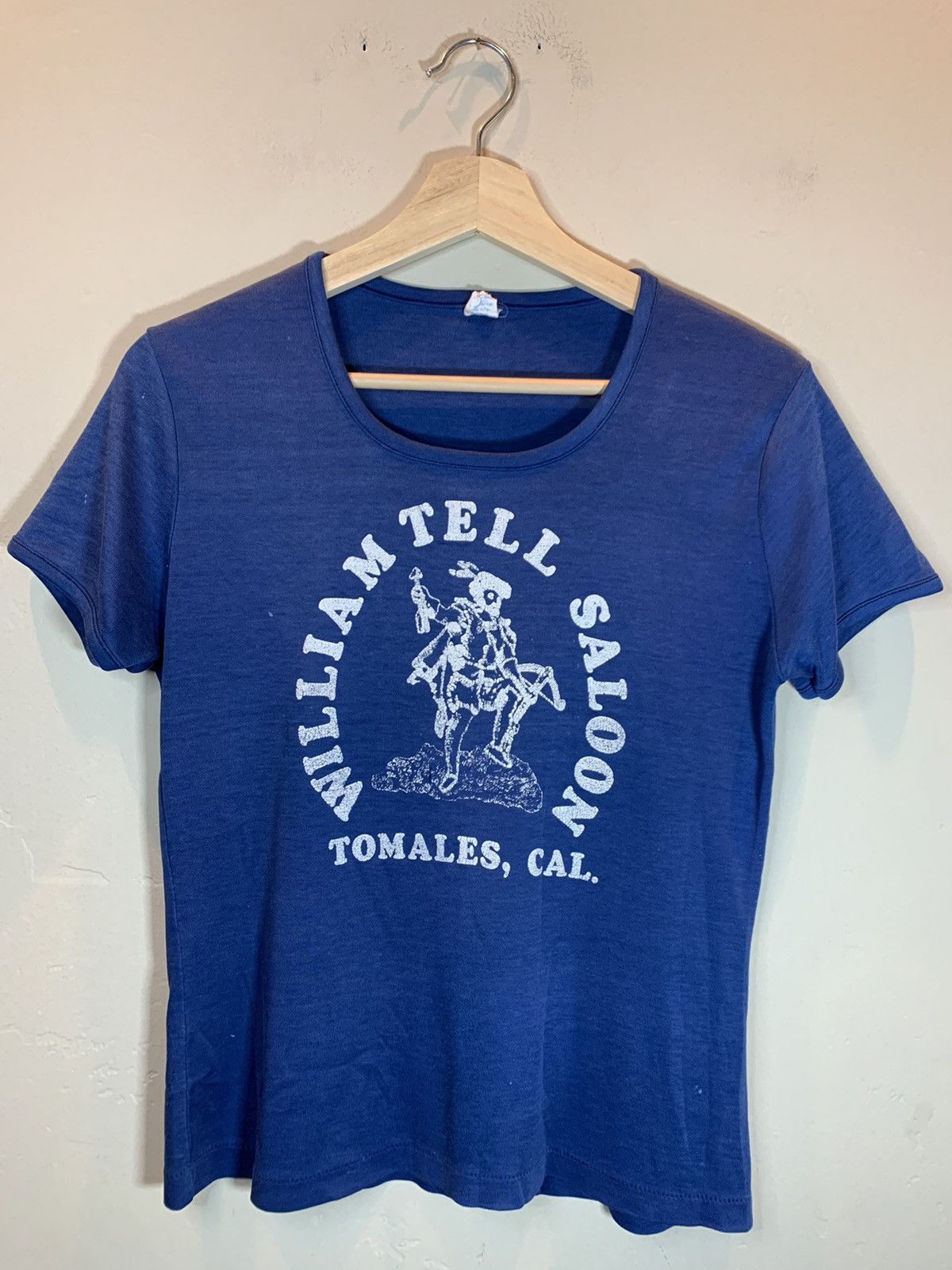 Vintage *RARE* Vintage 60’s William Tell Saloon Tomales Cali T-Shirt Size US L / EU 52-54 / 3 - 1 Thumbnail
