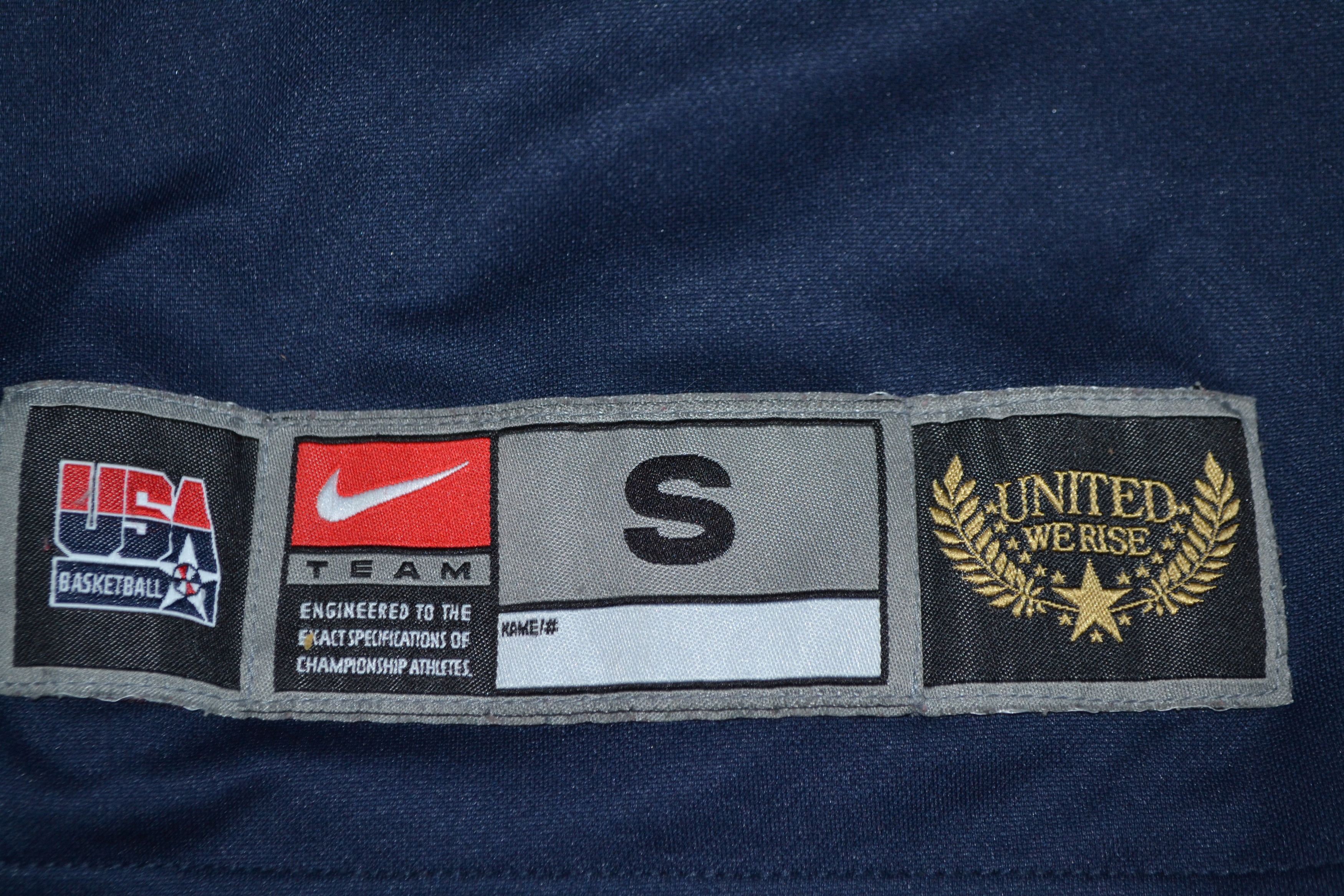 Nike Vintage USA 2008 Olympic Lebron James Basketball Jersey Size US S / EU 44-46 / 1 - 6 Thumbnail