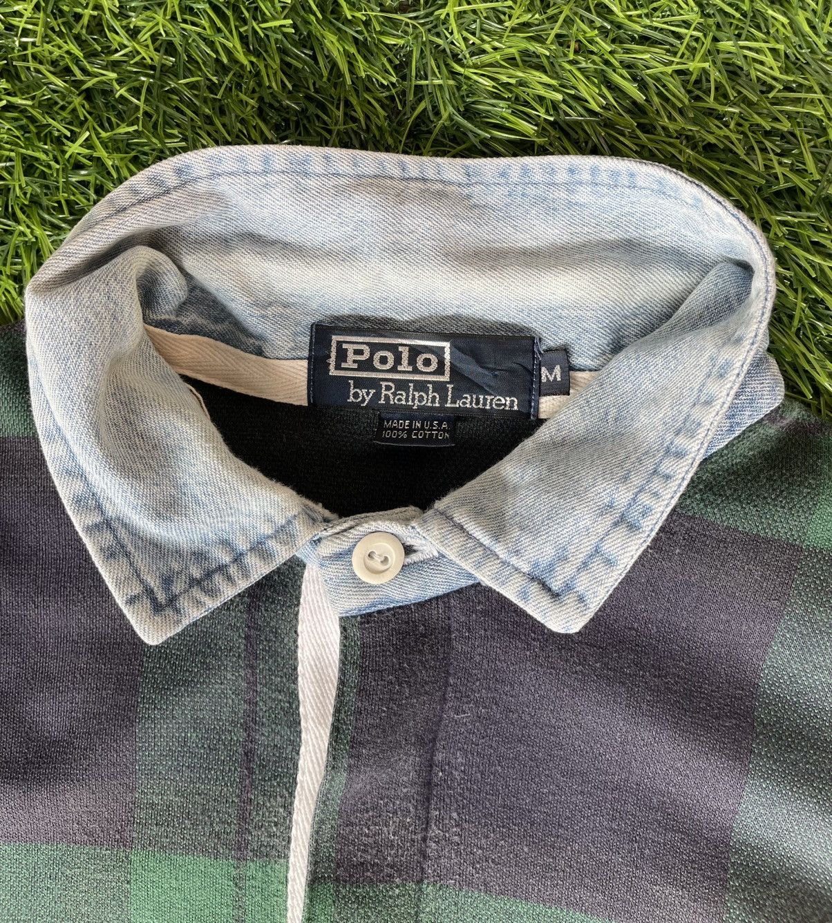 Polo Ralph Lauren Vintage’90s🔥POLO RALPH LAUREN🔥Polo Rugby Faded Longsleeve Size US L / EU 52-54 / 3 - 17 Thumbnail