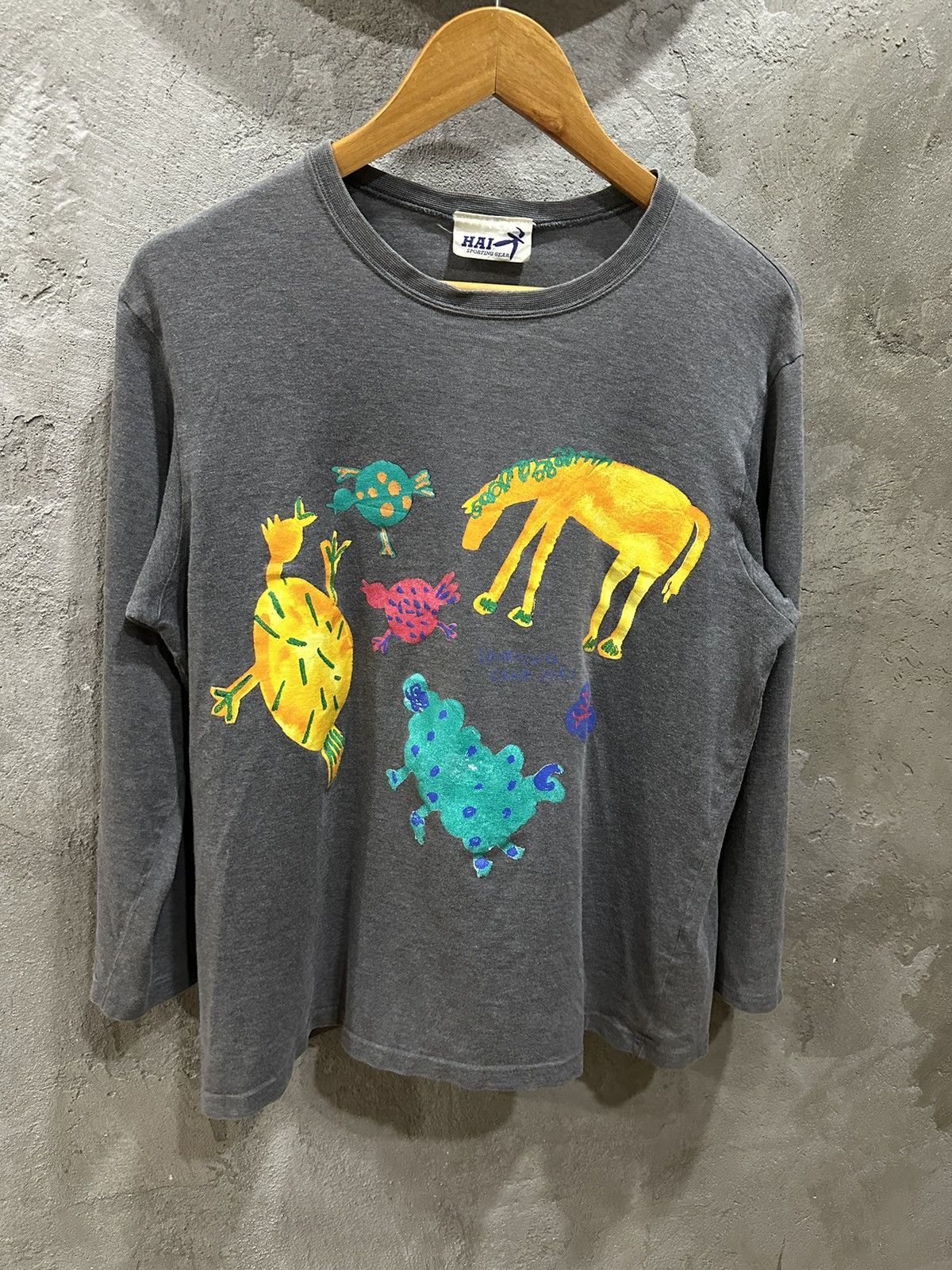Hai Sporting Gear × Issey Miyake 1990 - Hai Sporting Gear Animal Printed L/S Shirts Size US M / EU 48-50 / 2 - 1 Thumbnail