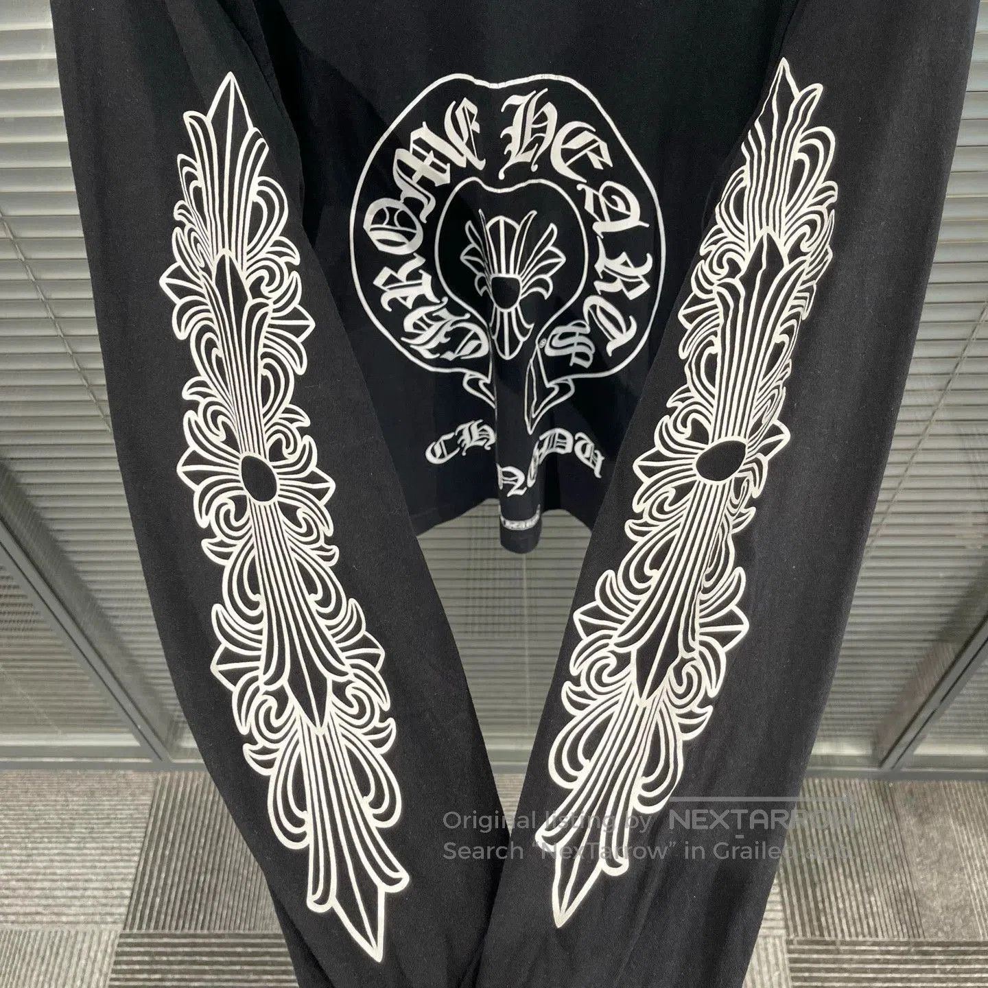 Chrome Hearts Black Long Sleeve Graphic Print Shirt. Size US M / EU 48-50 / 2 - 7 Thumbnail