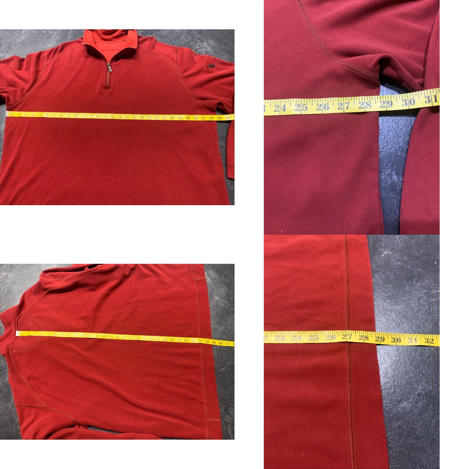 Tommy Bahama VINTAGE Tommy Bahama Sweatshirt Pullover 2XL Men Red Knit Zip Mock Neck 90s Beach Ready Mens Size US XXL / EU 58 / 5 - 8 Thumbnail