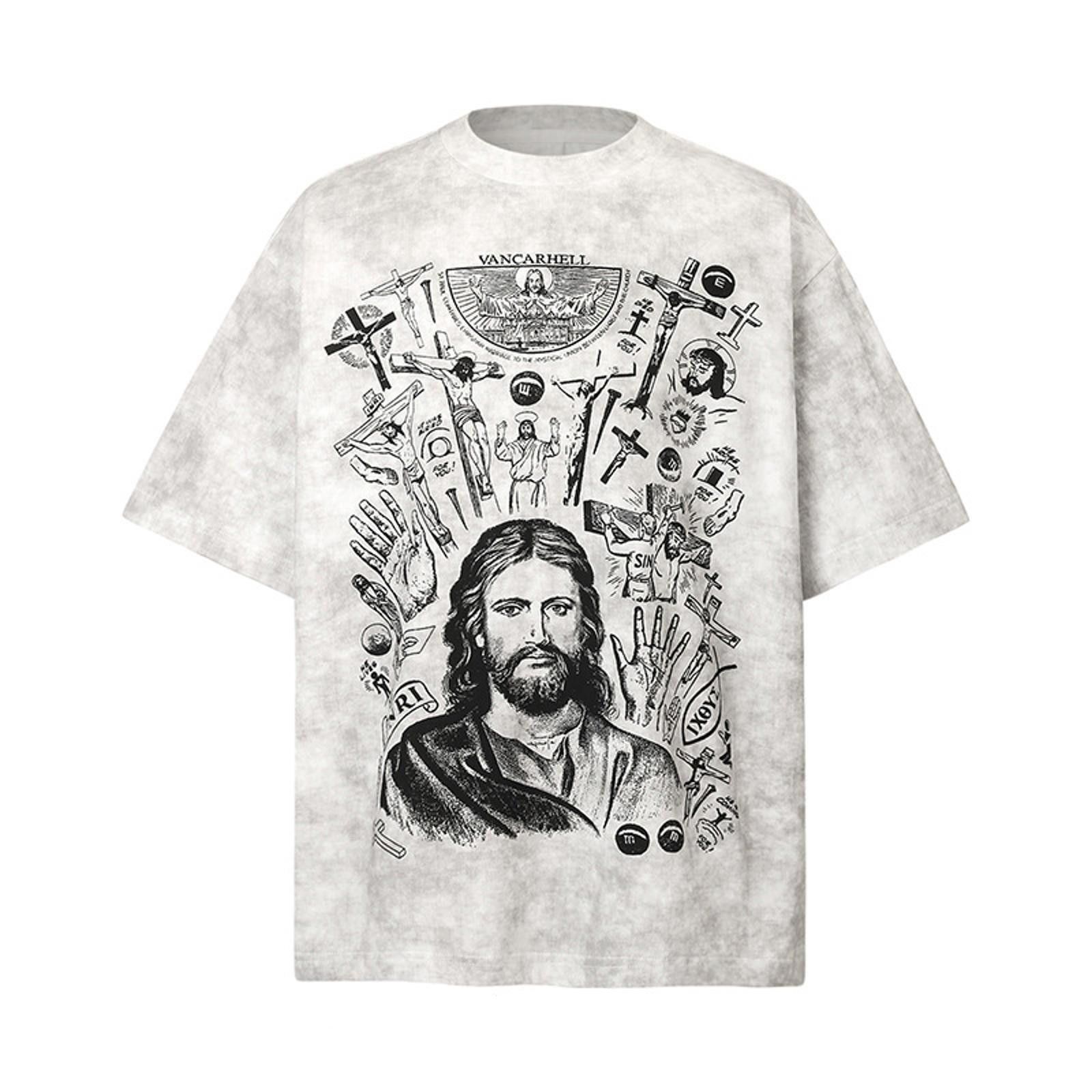 Other JESUS Graphic Tee - Artistic Jesus Design Size US L / EU 52-54 / 3 - 1 Preview