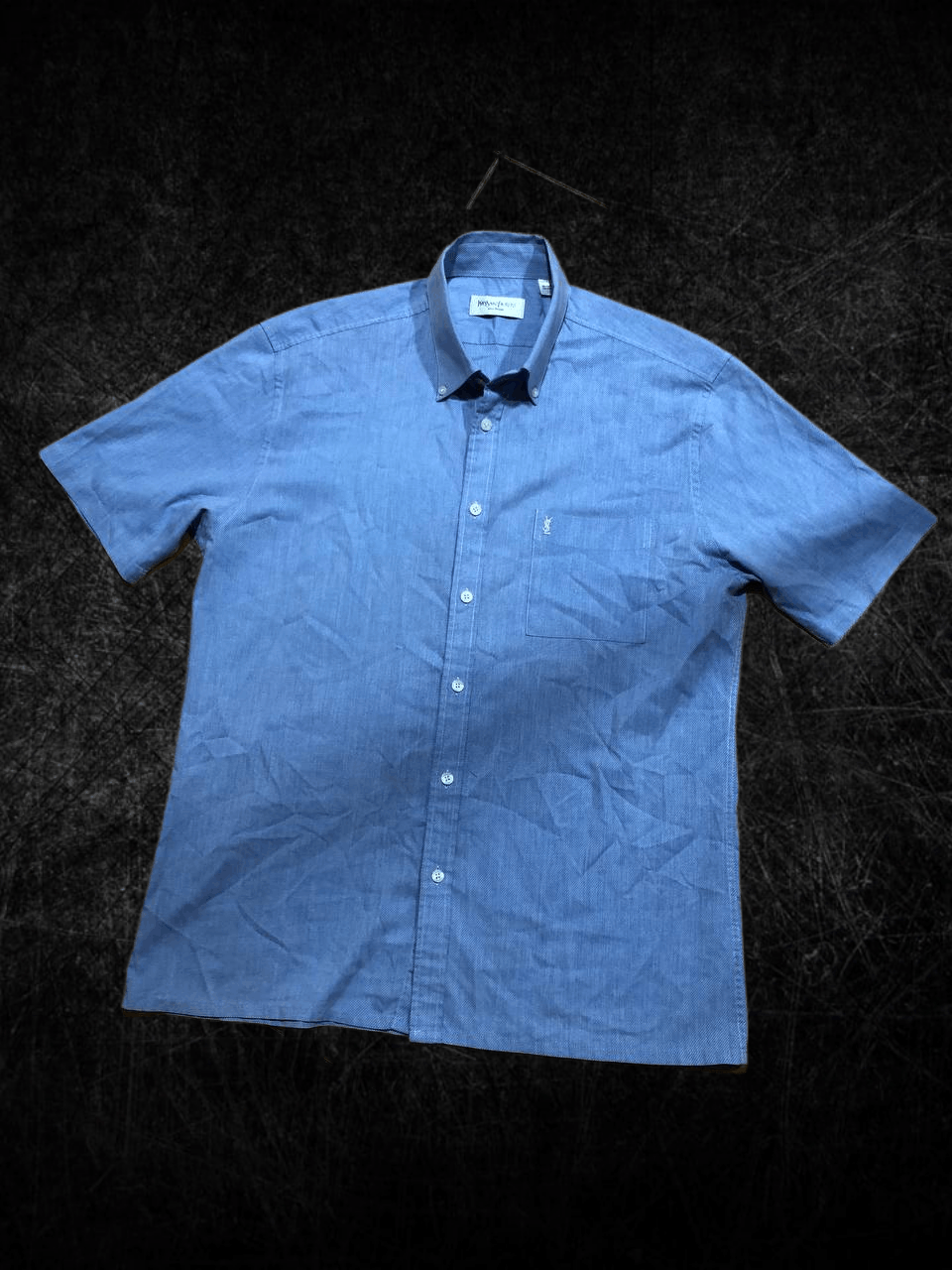Yves Saint Laurent Vintage Yves Saint Laurent Dress Shirt Mens Size US L / EU 52-54 / 3 - 1 Thumbnail