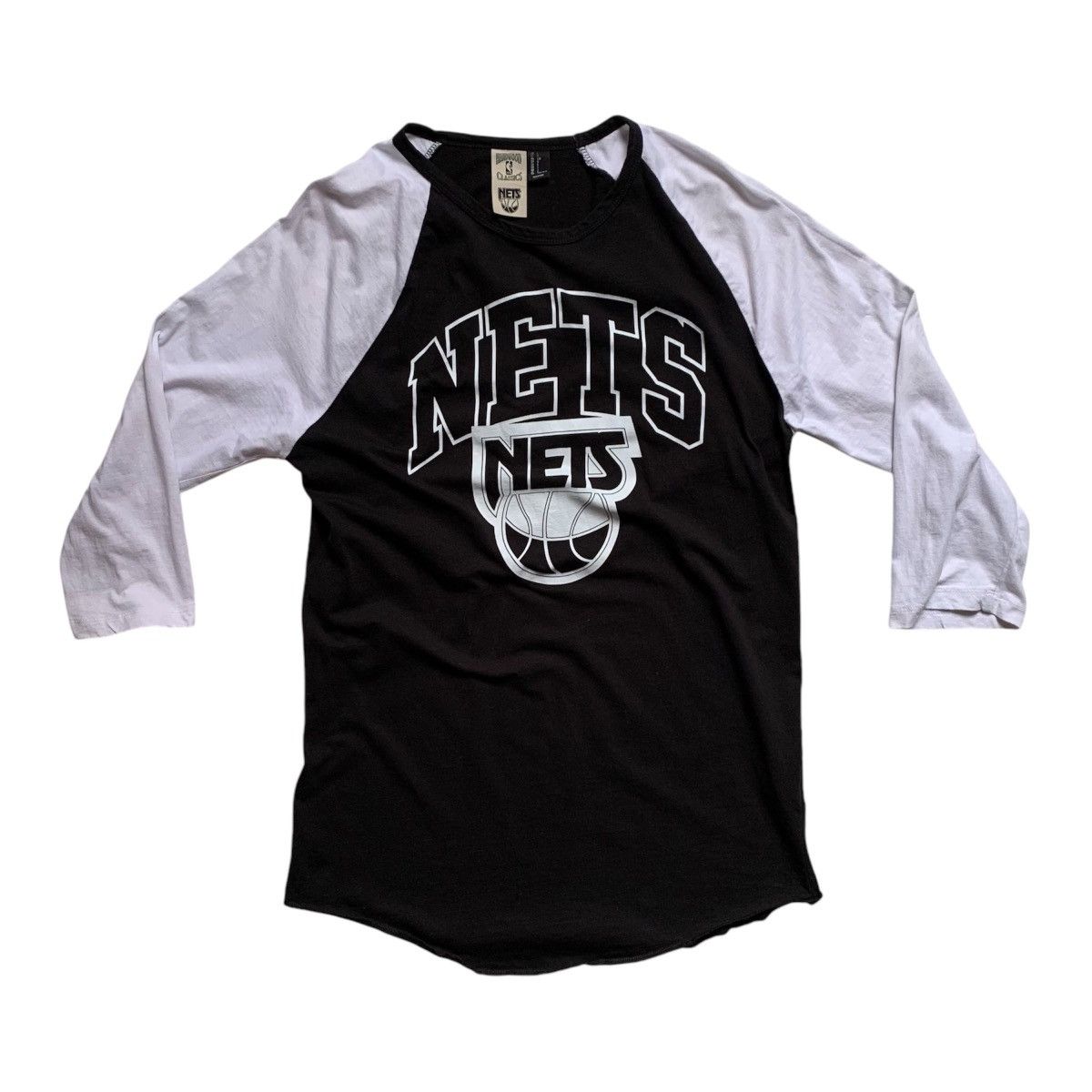 NBA Hardwood Classics NBA Brooklyn Nets 3/4 Sleeve Tee Size US L / EU 52-54 / 3 - 1 Thumbnail