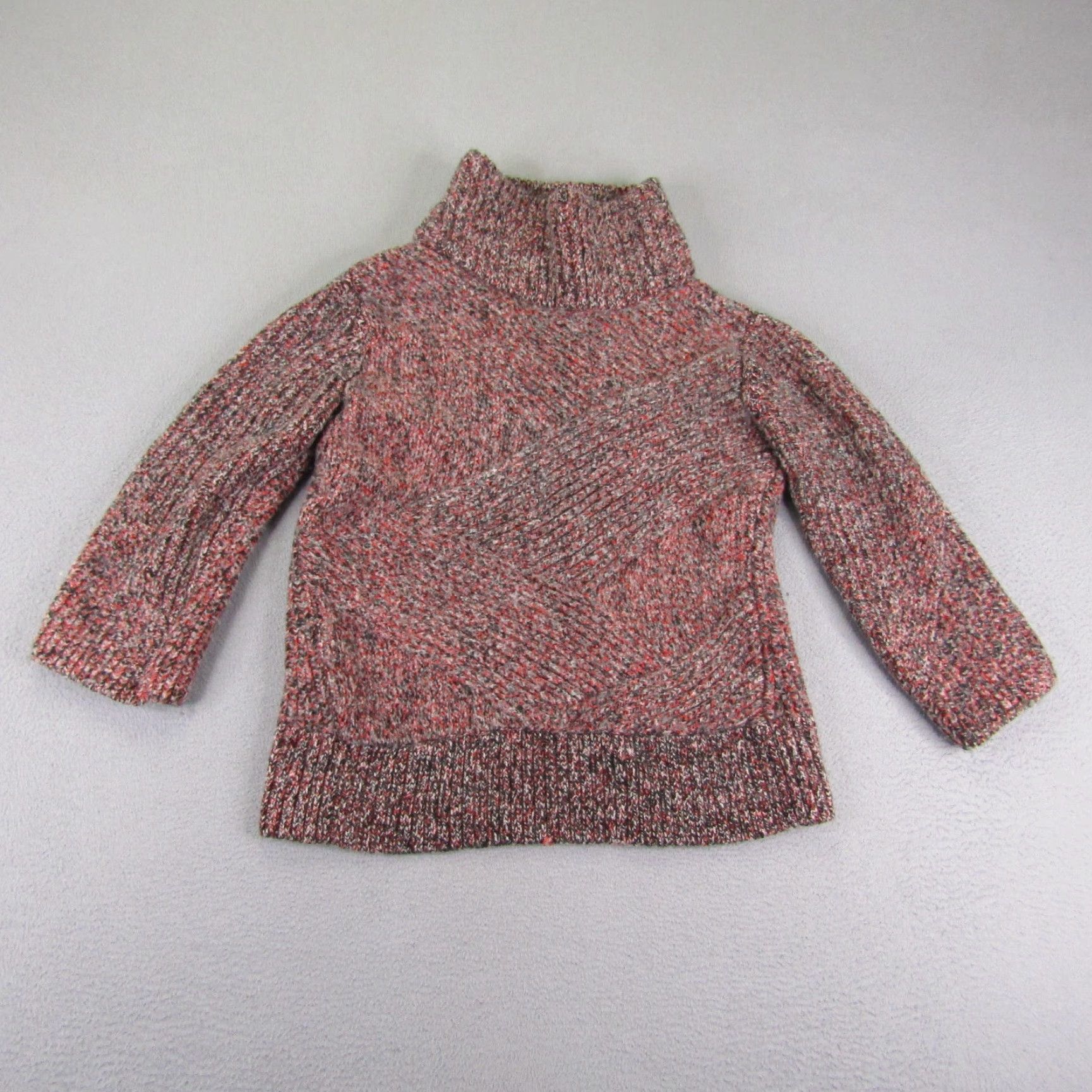 Rag & Bone rag & bone Rag & Bone Sweater Women’s Small Red Gray Merino Wool Blend Thick Knit Pullover Size S / US 4 / IT 40 - 3 Thumbnail