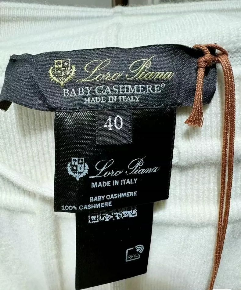 Loro Piana LORO PIANA Knitted trousers Size 26" / US 2 / IT 38 - 2 Thumbnail