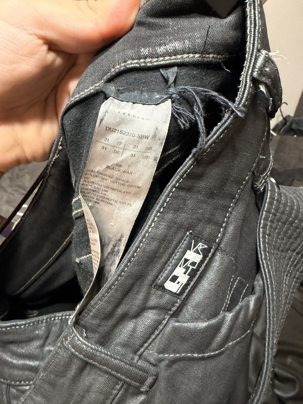 Rick Owens Drkshdw Rick Owens Drkshdw Easy Creatch Size US 31 - 4 Thumbnail