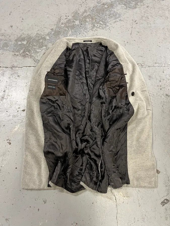 Emporio Armani AW2018 Emporio Armani Alpaca Wool Grey Trench Coat Size US M / EU 48-50 / 2 - 9 Thumbnail