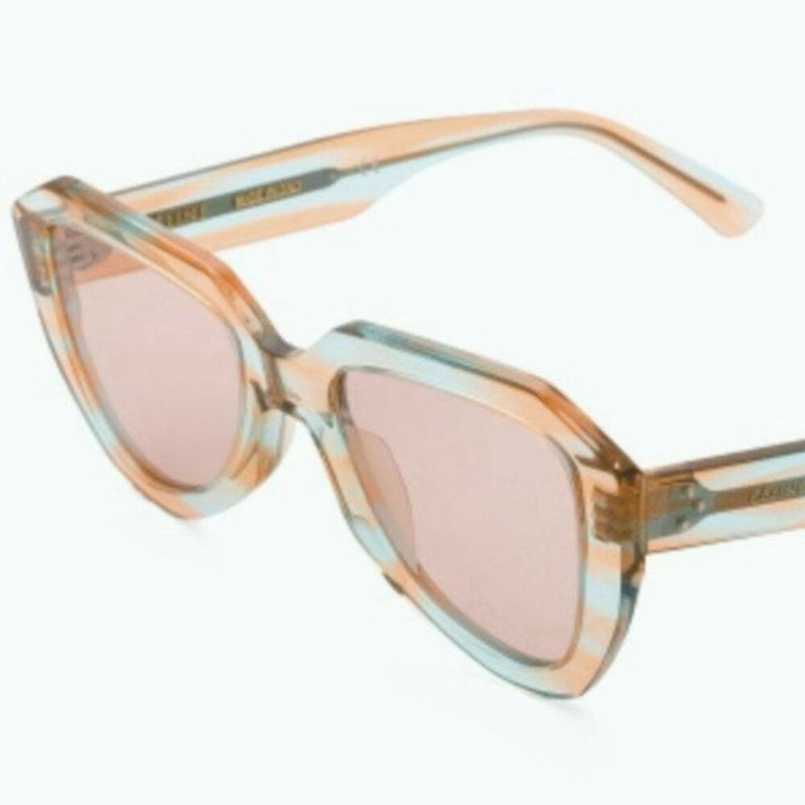 Celine Celine 52mm Designer Sunglasses orange green Size ONE SIZE - 2 Thumbnail