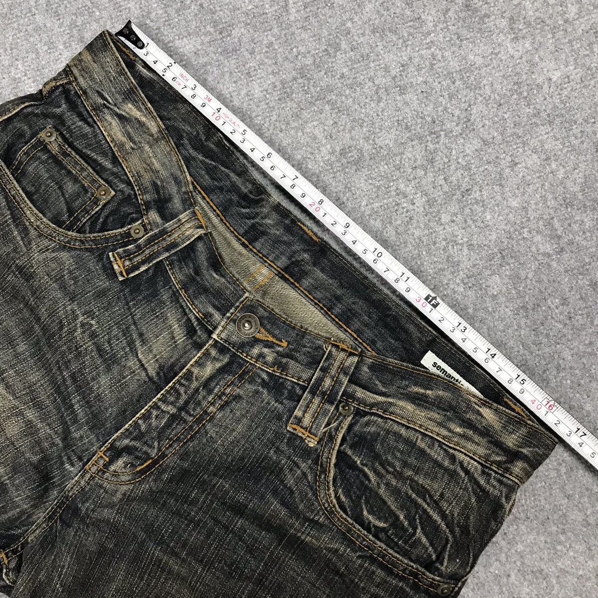 Japanese Brand × Le Grande Bleu (L.G.B.) DISTRESSED STYLE FLARE JENAS SEMANTICDESIGN BOOT CUT PANTS Size US 33 - 16 Thumbnail