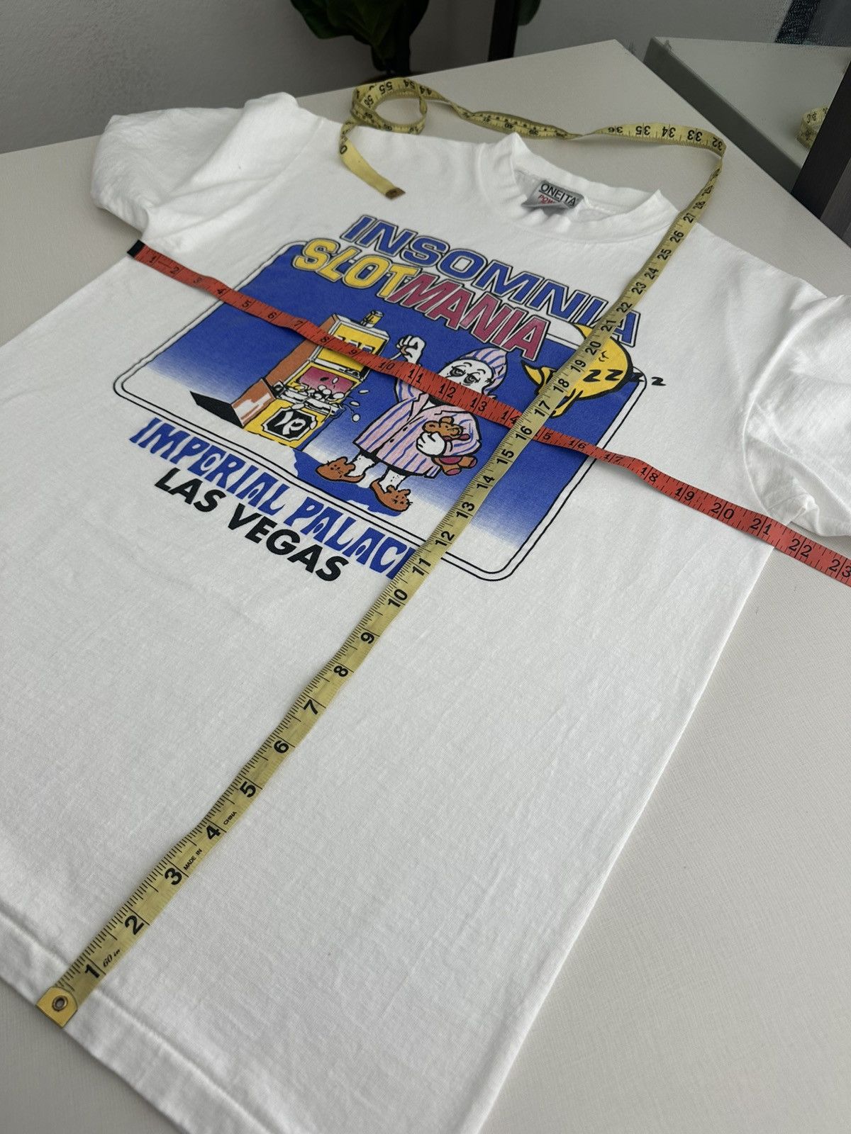 Vintage Insomnia Slot Mania Las Vegas 1990s Single Stitch Vintage T Size US L / EU 52-54 / 3 - 6 Thumbnail