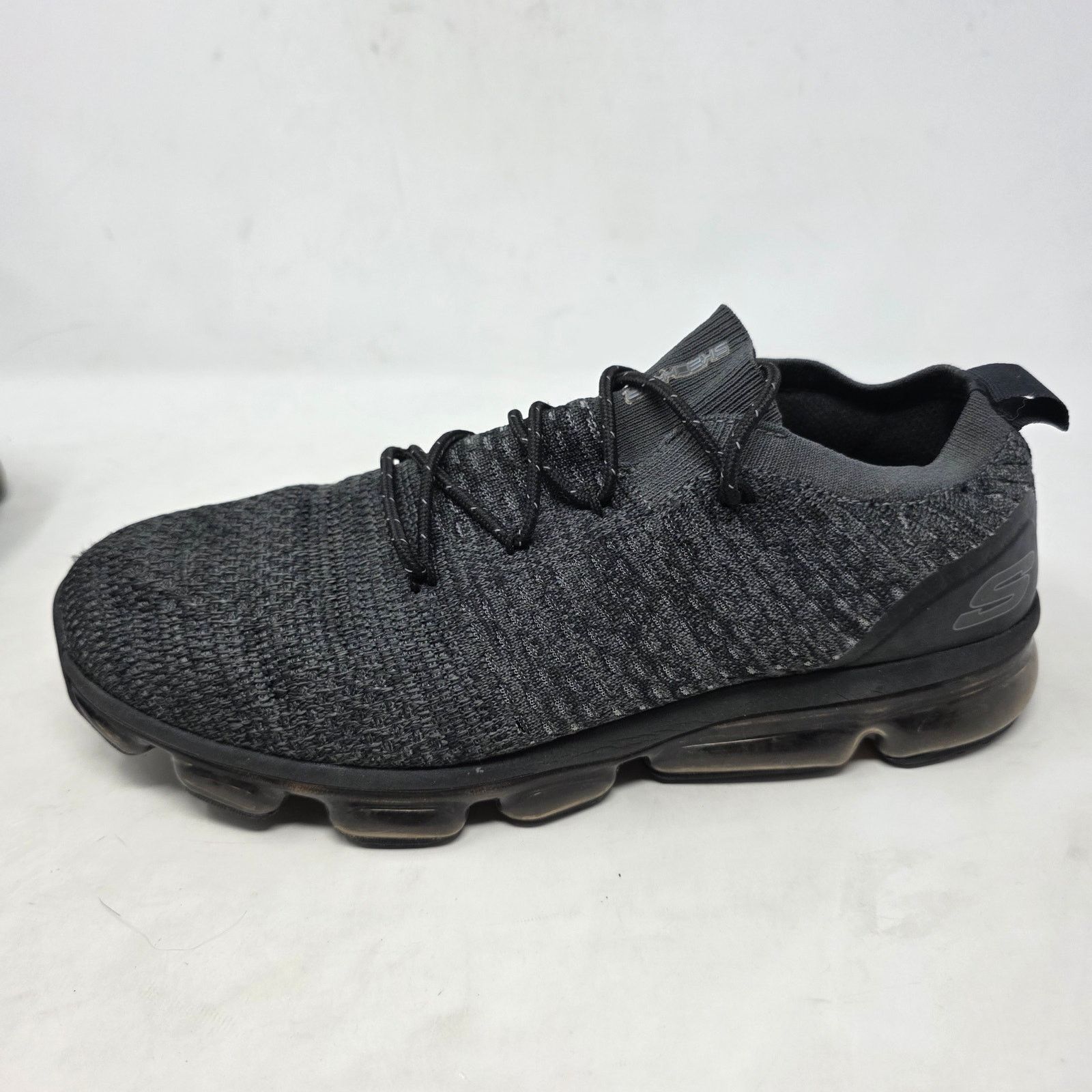 SKECHERS Skechers Air-Cooled Memory Foam Sneakers Black Knit 11.5 Size US 11.5 / EU 44-45 - 2 Thumbnail
