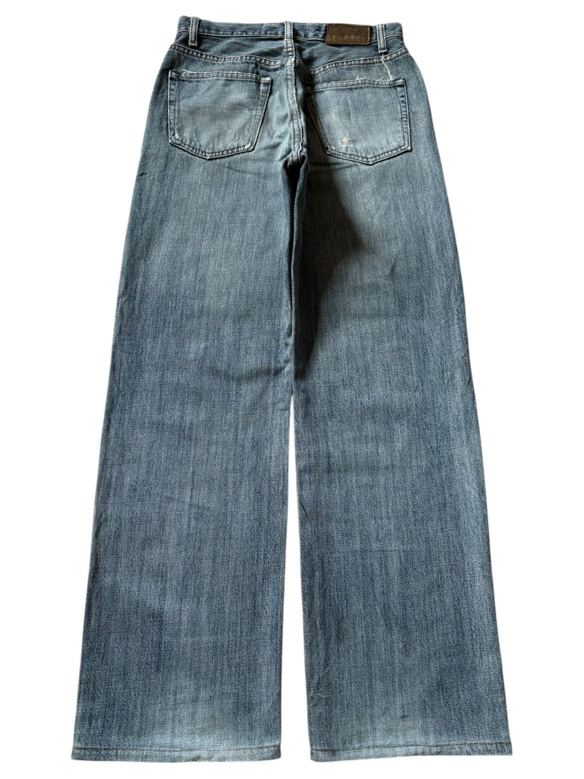 Edwin Vintage Japanese Brand Rusty Wash Distress Loose Jeans Size US 28 / EU 44 - 2 Thumbnail