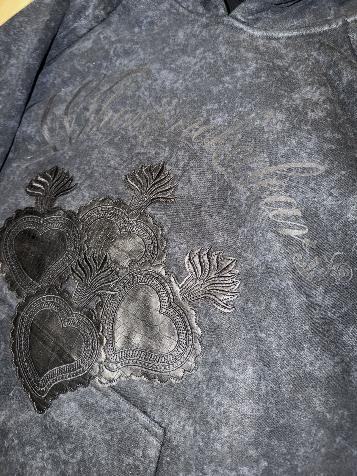 Whensmokeclears WhenSmokeClears Leather Hoodie Size US XL / EU 56 / 4 - 4 Thumbnail