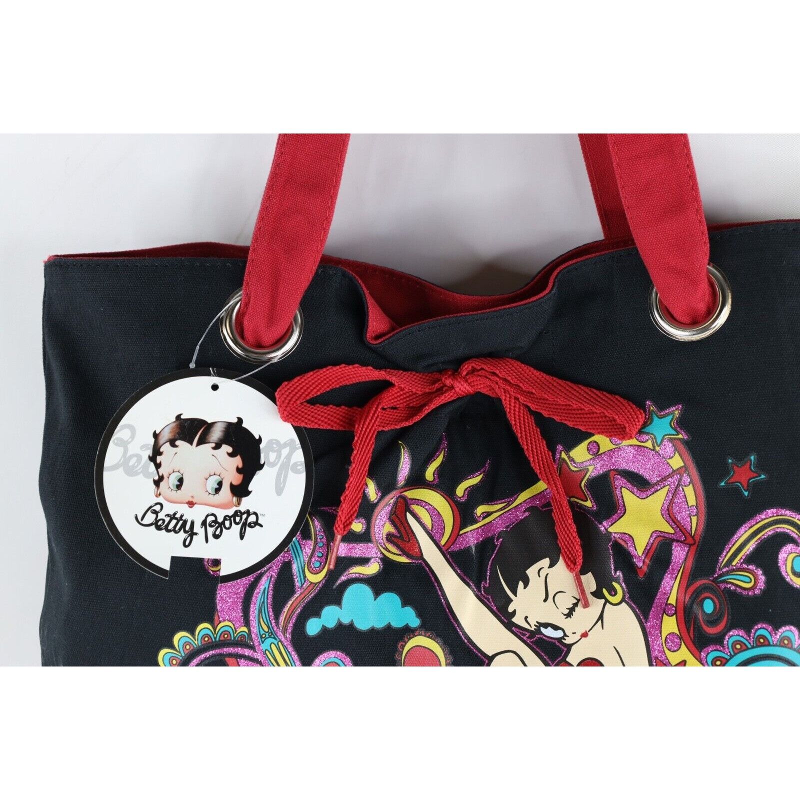 Vintage Deadstock Vintage Y2K Betty Boop Spell Out Flower Tote Bag Size ONE SIZE - 2 Thumbnail