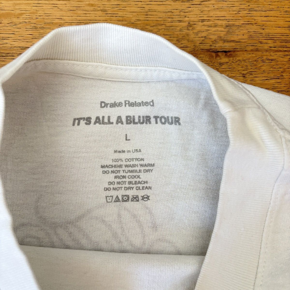 Drake It’s All a Blur Drake Concert Tee Size US L / EU 52-54 / 3 - 3 Thumbnail