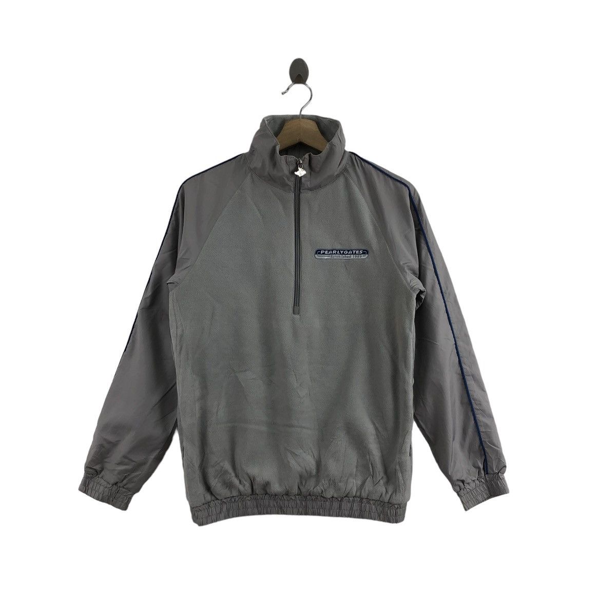 image of Outdoor Life x Vintage Pearly Gates Fleece Jacket Outdoor Streetwear in Grey, Men's (Size Medium)