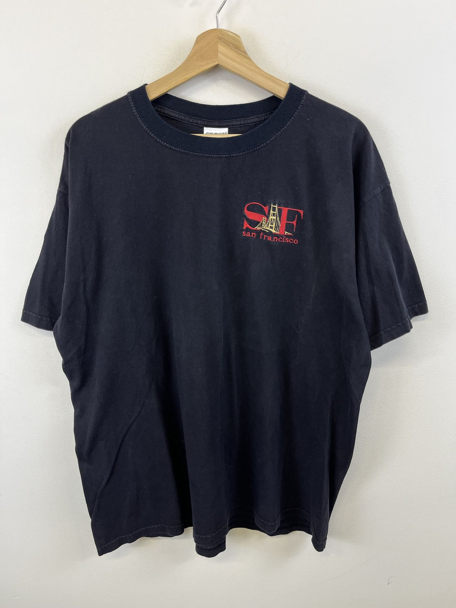 Vacation Vintage 1990s San Francisco Embroider Pocoet Tee Size XL Size US XL / EU 56 / 4 - 1 Thumbnail