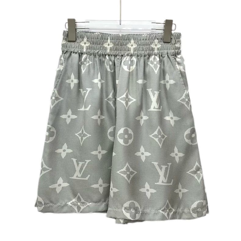 Louis Vuitton Louis Vuitton 23 grey logo print full print mulberry silk Size 33" - 1 Thumbnail