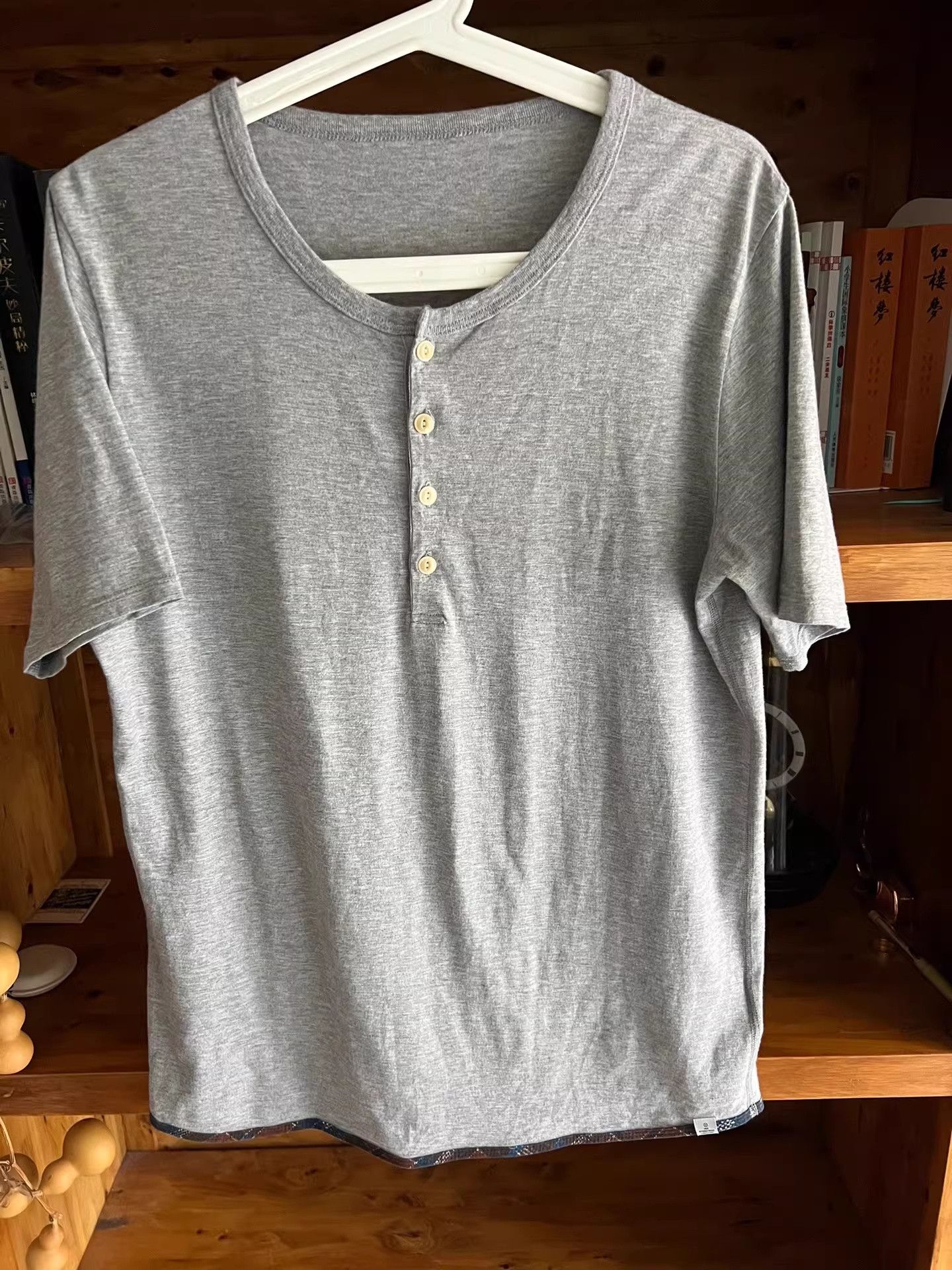 Visvim visvim 2013 Gray Retro Henley T-Shirt Size US M / EU 48-50 / 2 - 4 Thumbnail