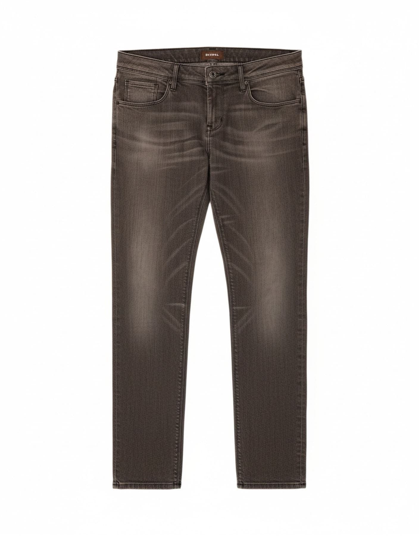 Diesel Womens Nevy Slim Jeans W30 L34 Grey Cotton Size 42" / US 20 - 1 Thumbnail