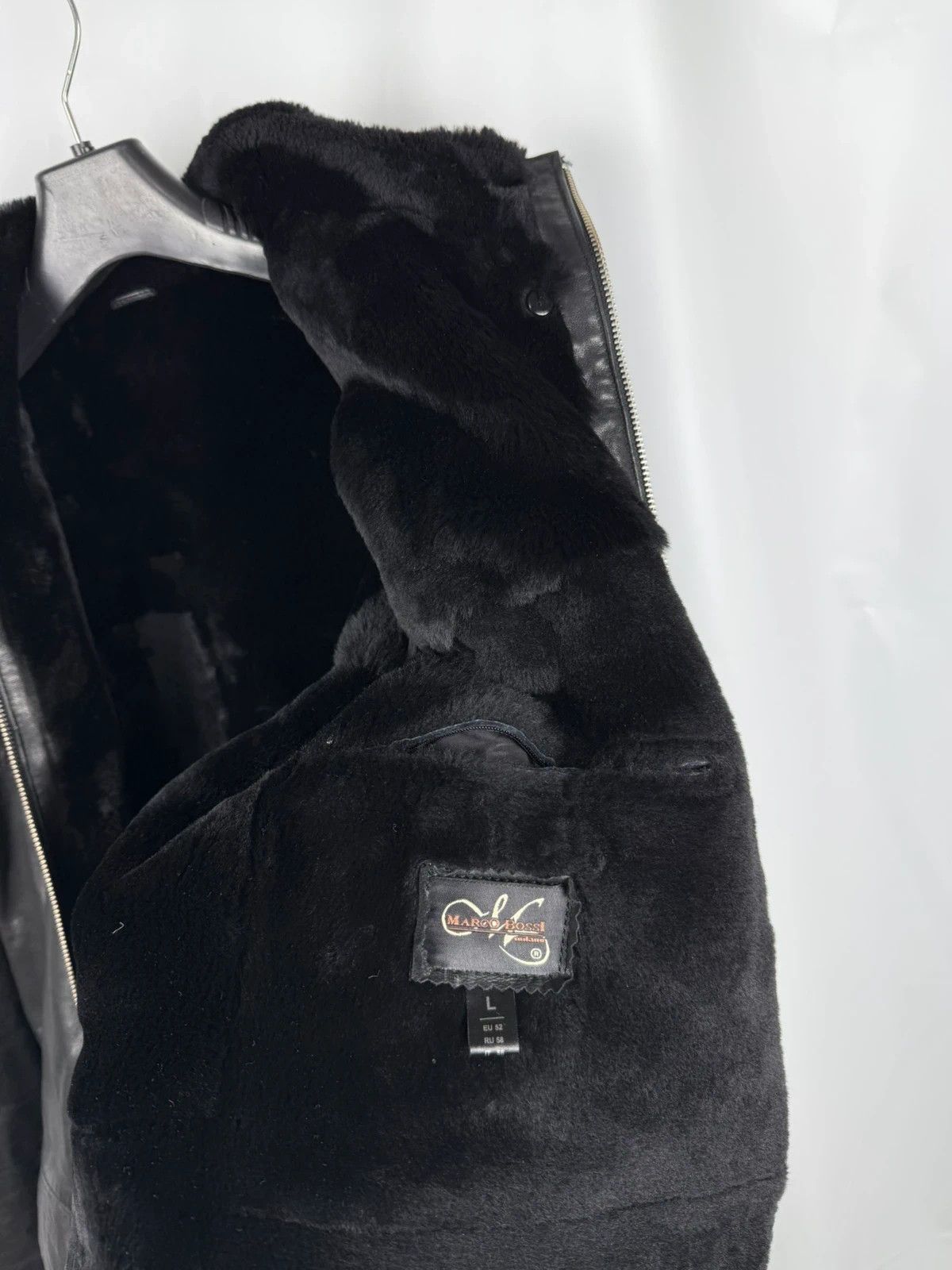 Other Marco Bossi Milano Genuine Leather Shearling Jacket size L Size US L / EU 52-54 / 3 - 11 Thumbnail