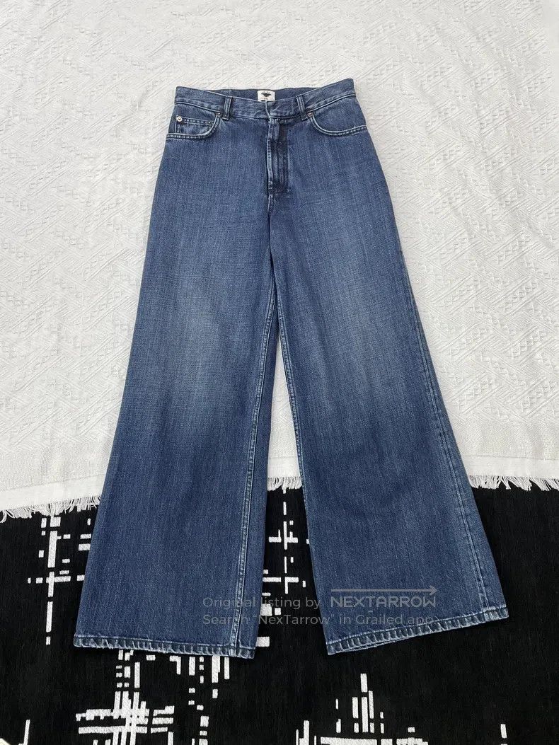 Dior Dior Blue classic wide-leg jeans Size 42" / US 20 - 1 Thumbnail
