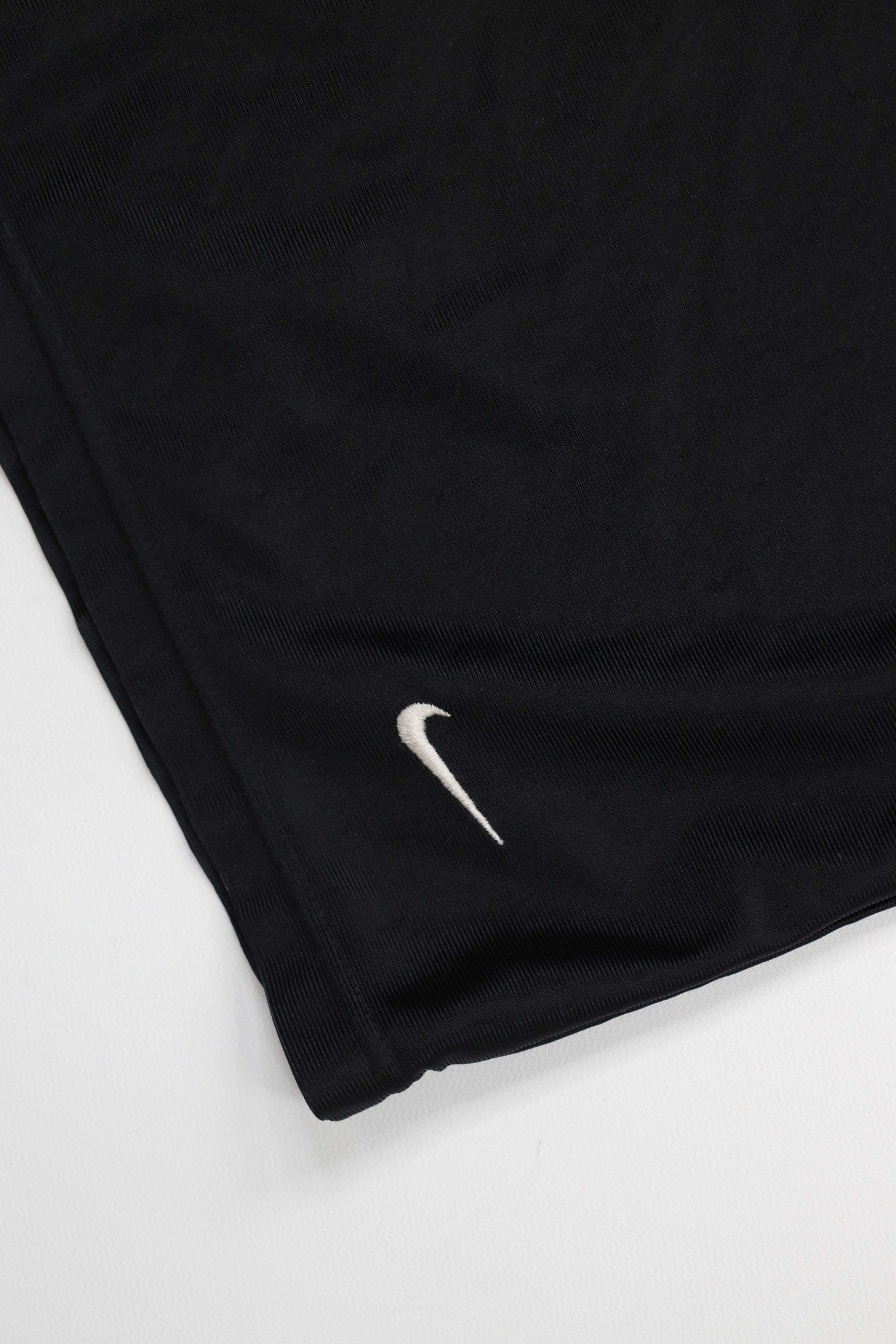 Nike × Vintage Vintage 90s Nike Travis Scott Mini Swoosh Shorts Black USA Size US 34 / EU 50 - 5 Thumbnail