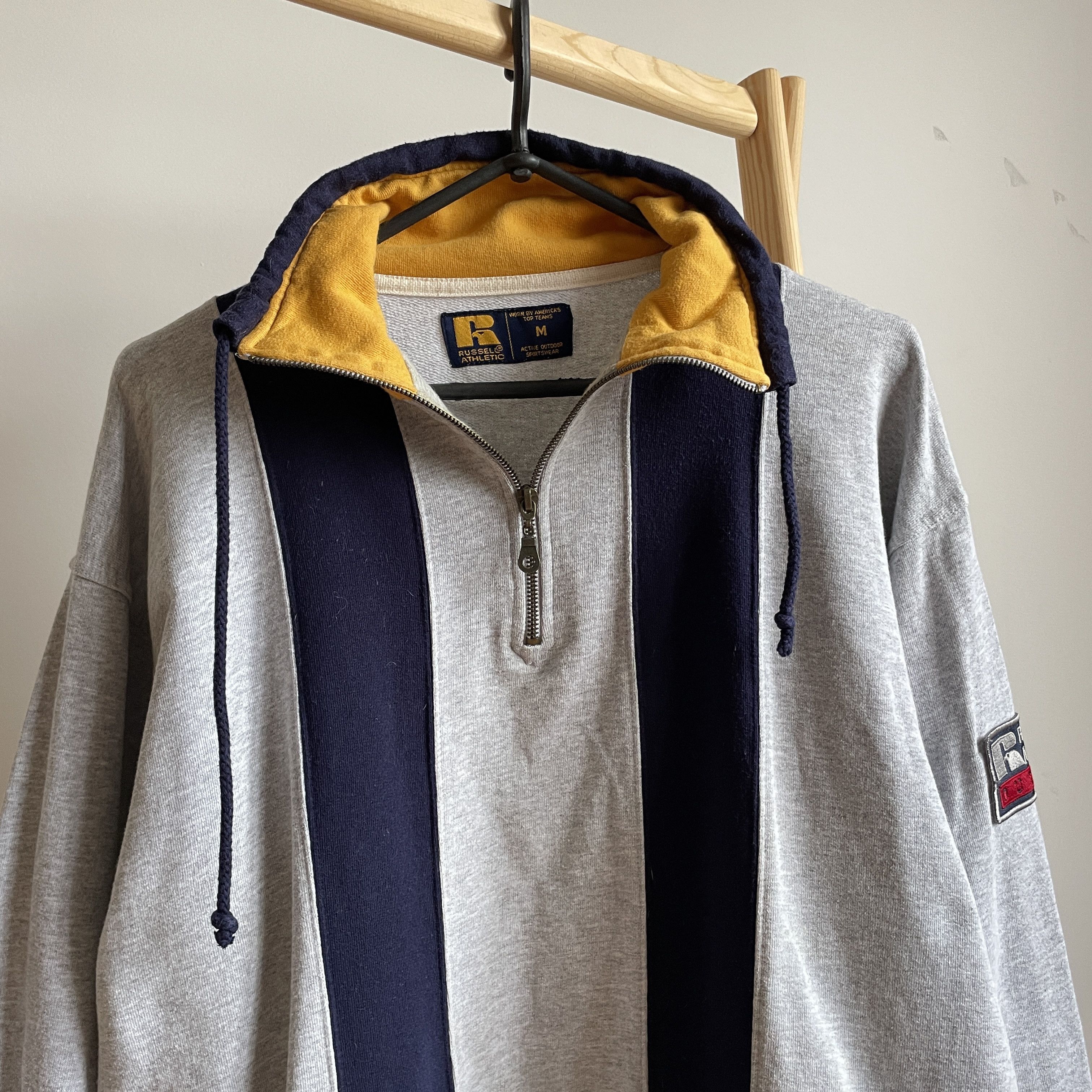 Russell Athletic Russell Athletic Vintage 90's 1/4 Zip Pullover Size M Size US M / EU 48-50 / 2 - 3 Thumbnail