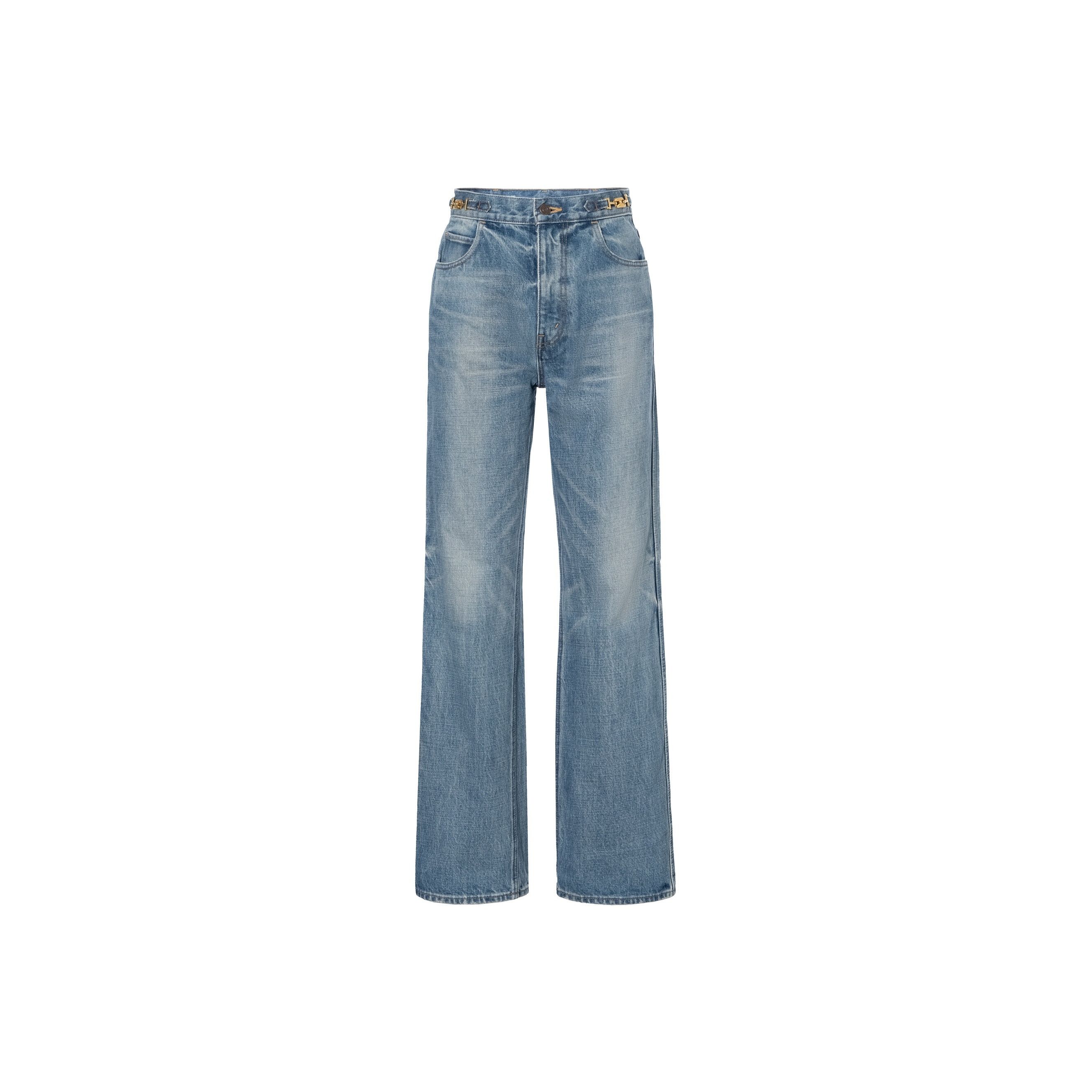 Celine Celine Union Wash Straight Leg Jeans Size 25 Size 25" / US 0 / IT 36 - 1 Thumbnail
