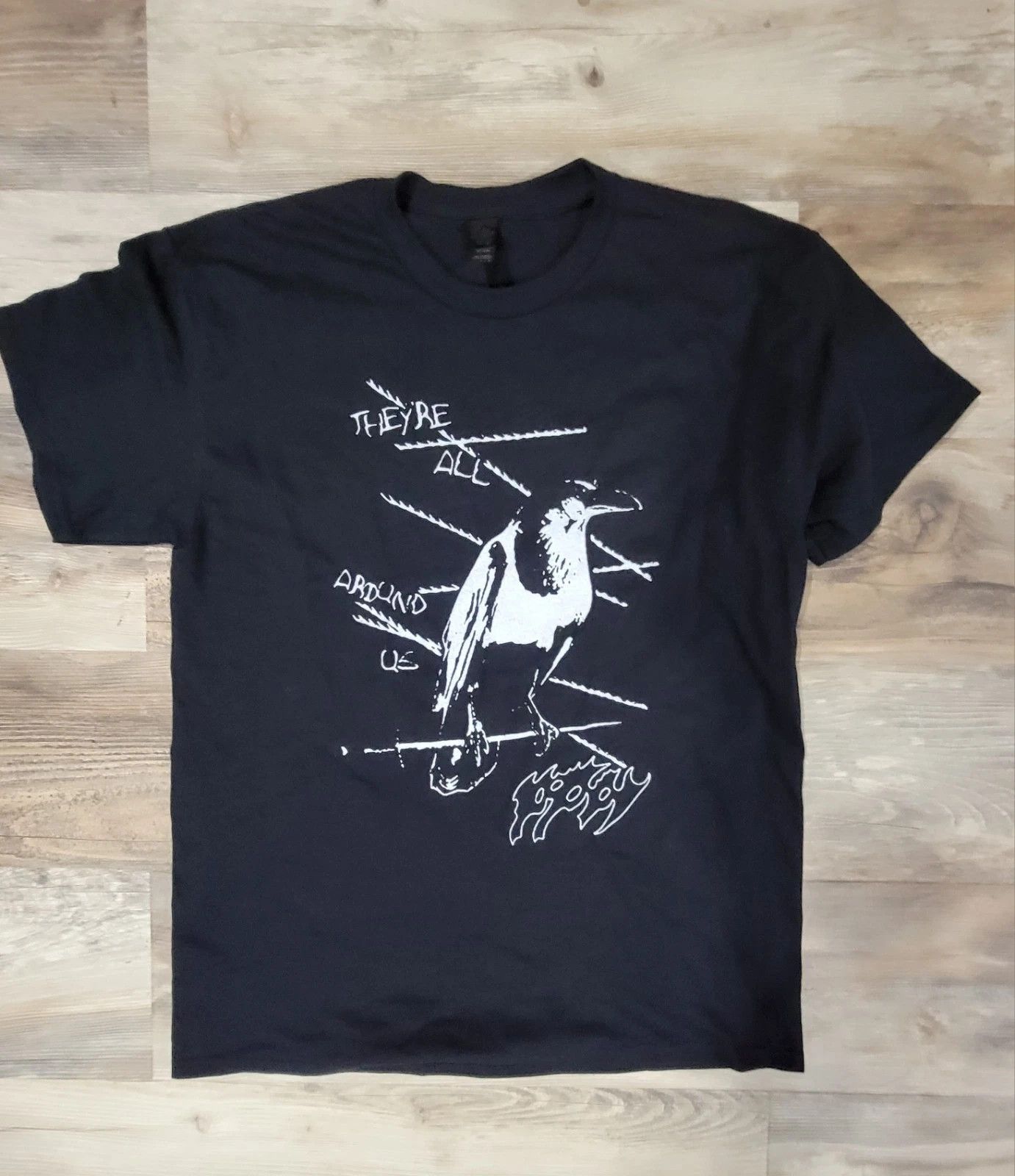 Other Poppy 2025 They're All Around Us Tour Shirt Black X-Large Size US XL / EU 56 / 4 - 1 Thumbnail